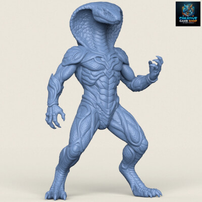 Monster Cobra Snake Character