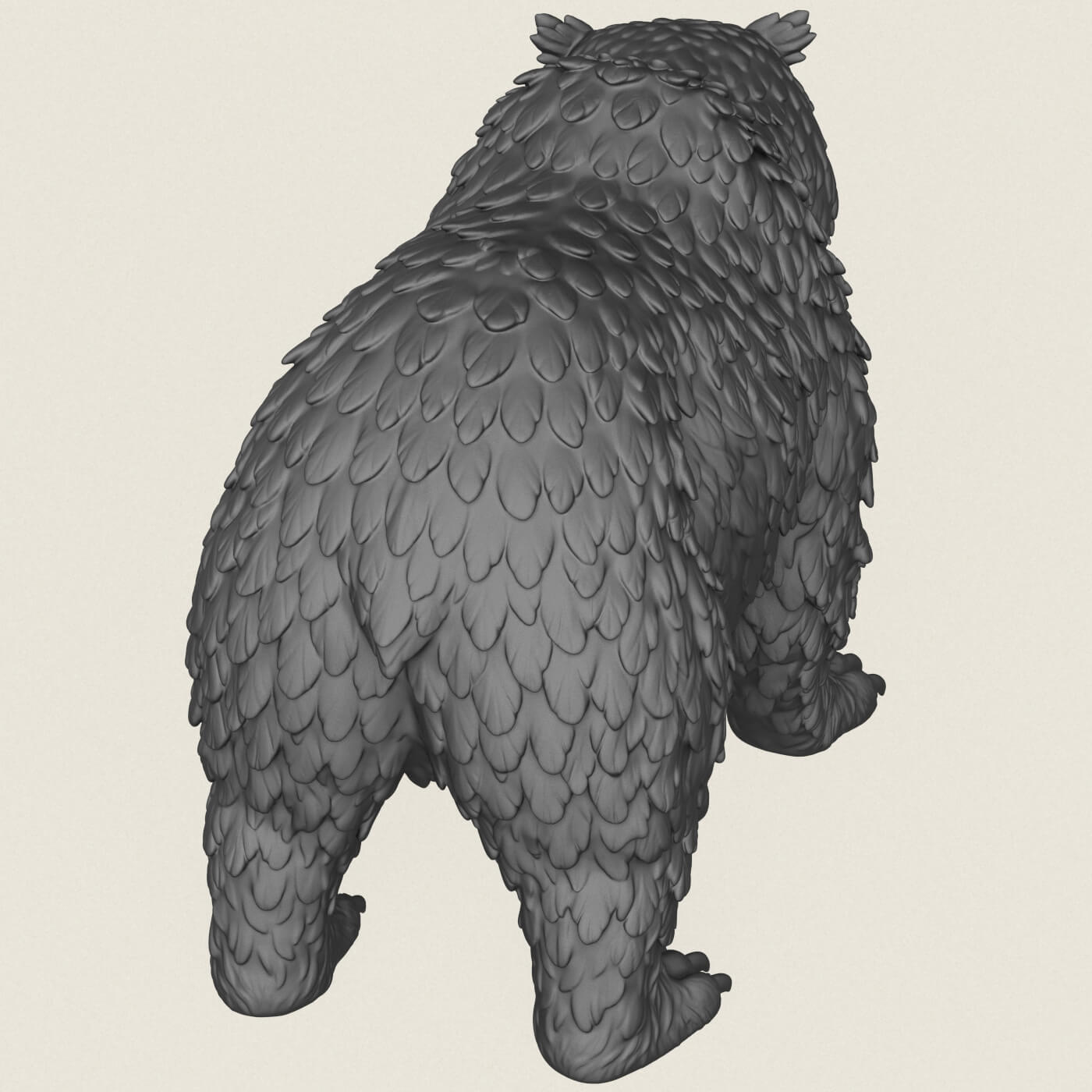 Owlbear Mythical Creature 3D Model