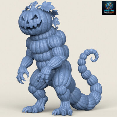 Pumpkin Monster Dinosaur