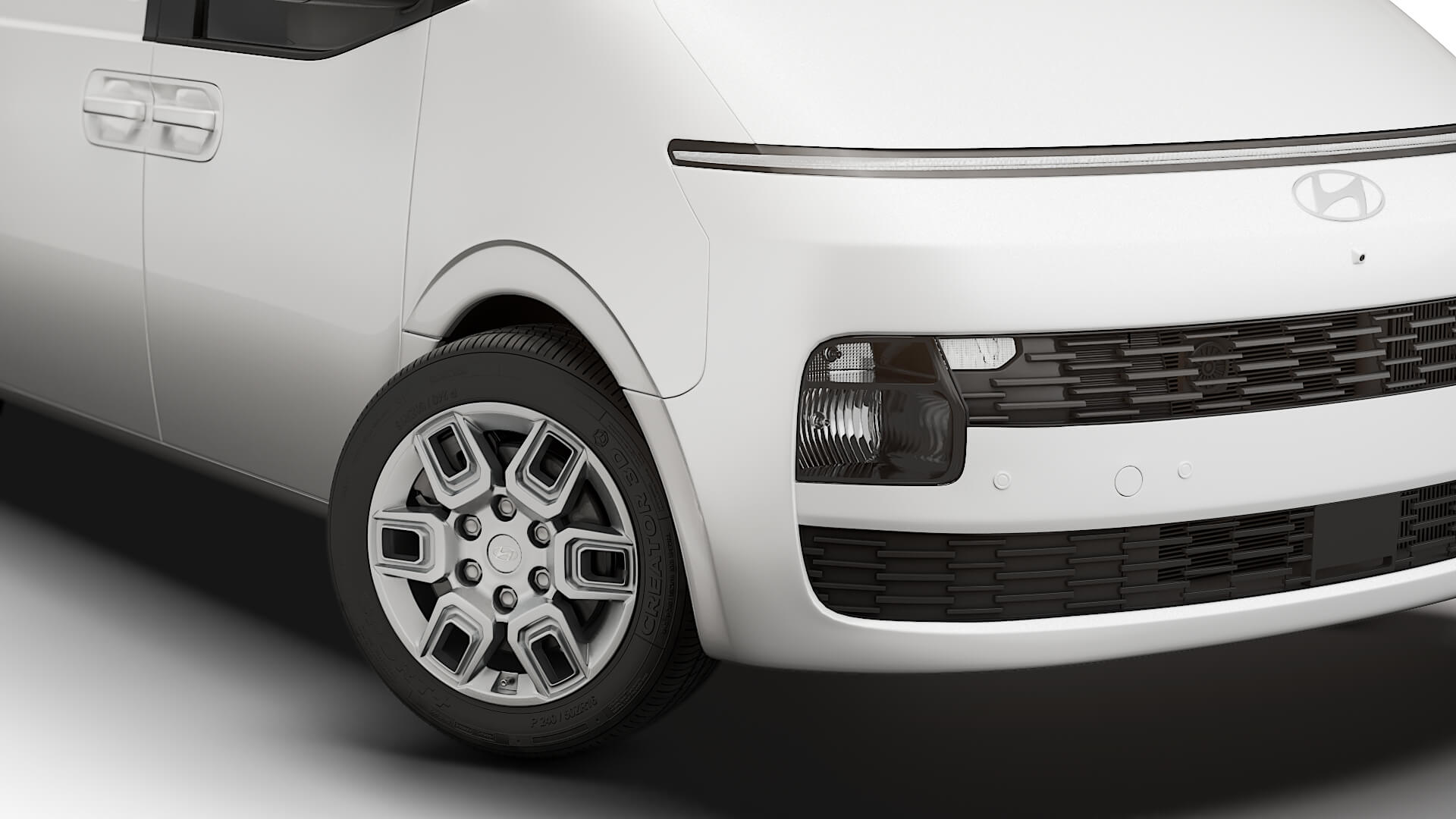 Hyundai Staria Panel Van 2027 3D Model