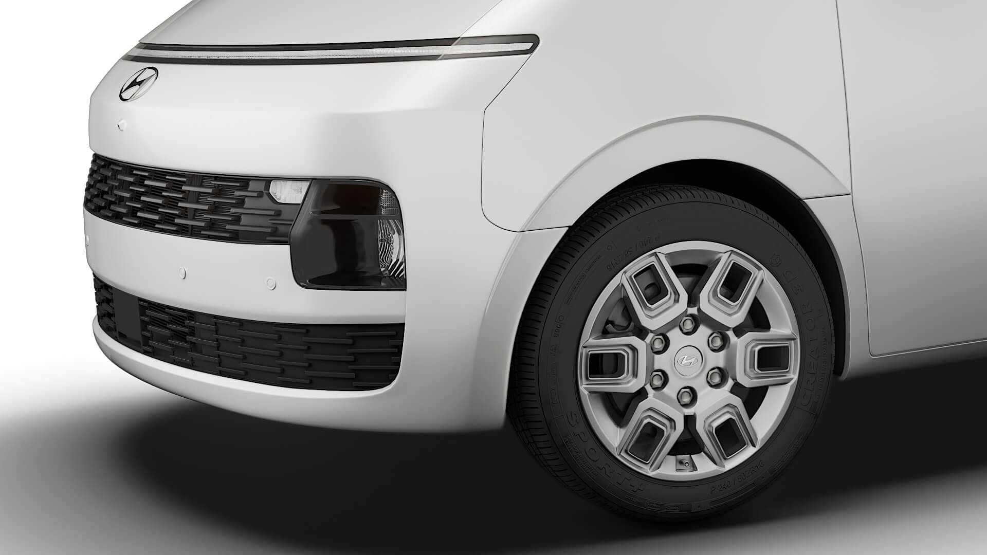 Hyundai Staria Panel Van 2027 3D Model
