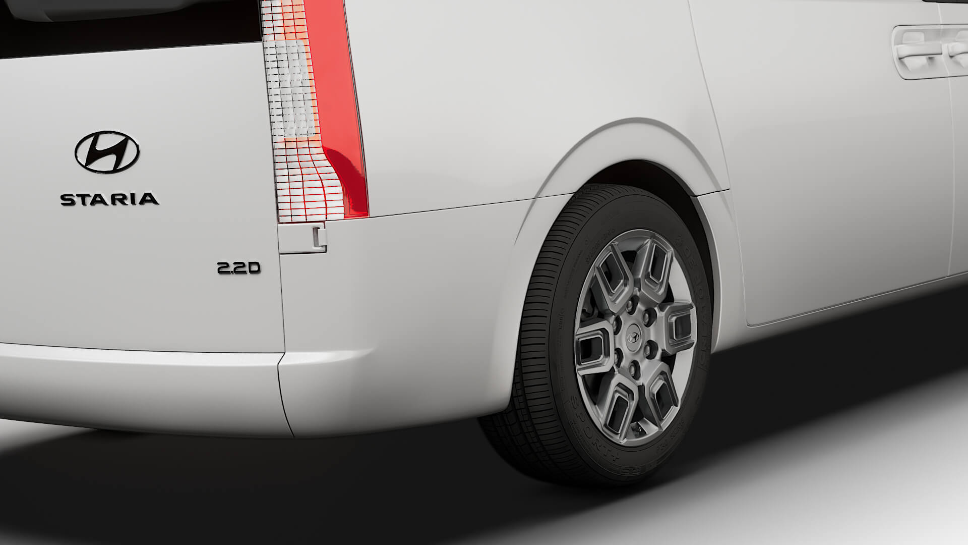 Hyundai Staria Panel Van 2027 3D Model