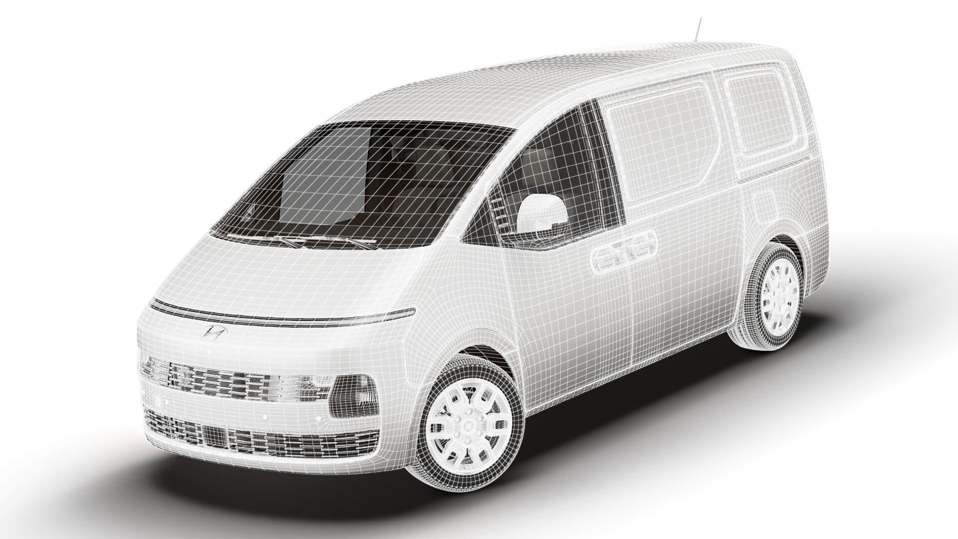 Hyundai Staria Panel Van 2027 3D Model