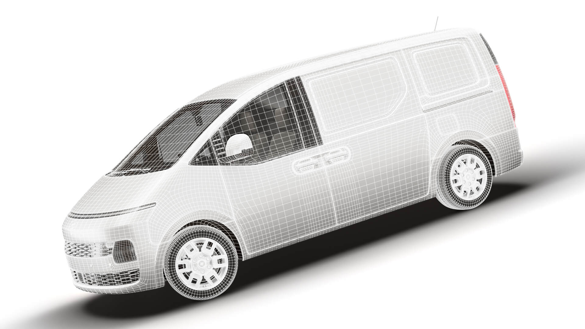 Hyundai Staria Panel Van 2027 3D Model