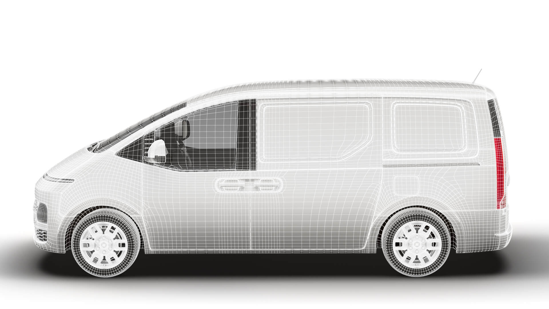 Hyundai Staria Panel Van 2027 3D Model