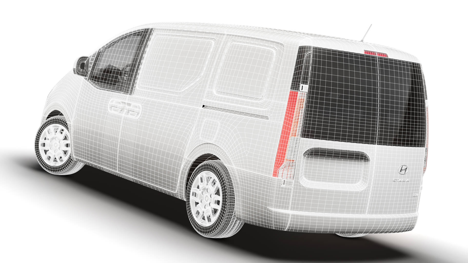 Hyundai Staria Panel Van 2027 3D Model