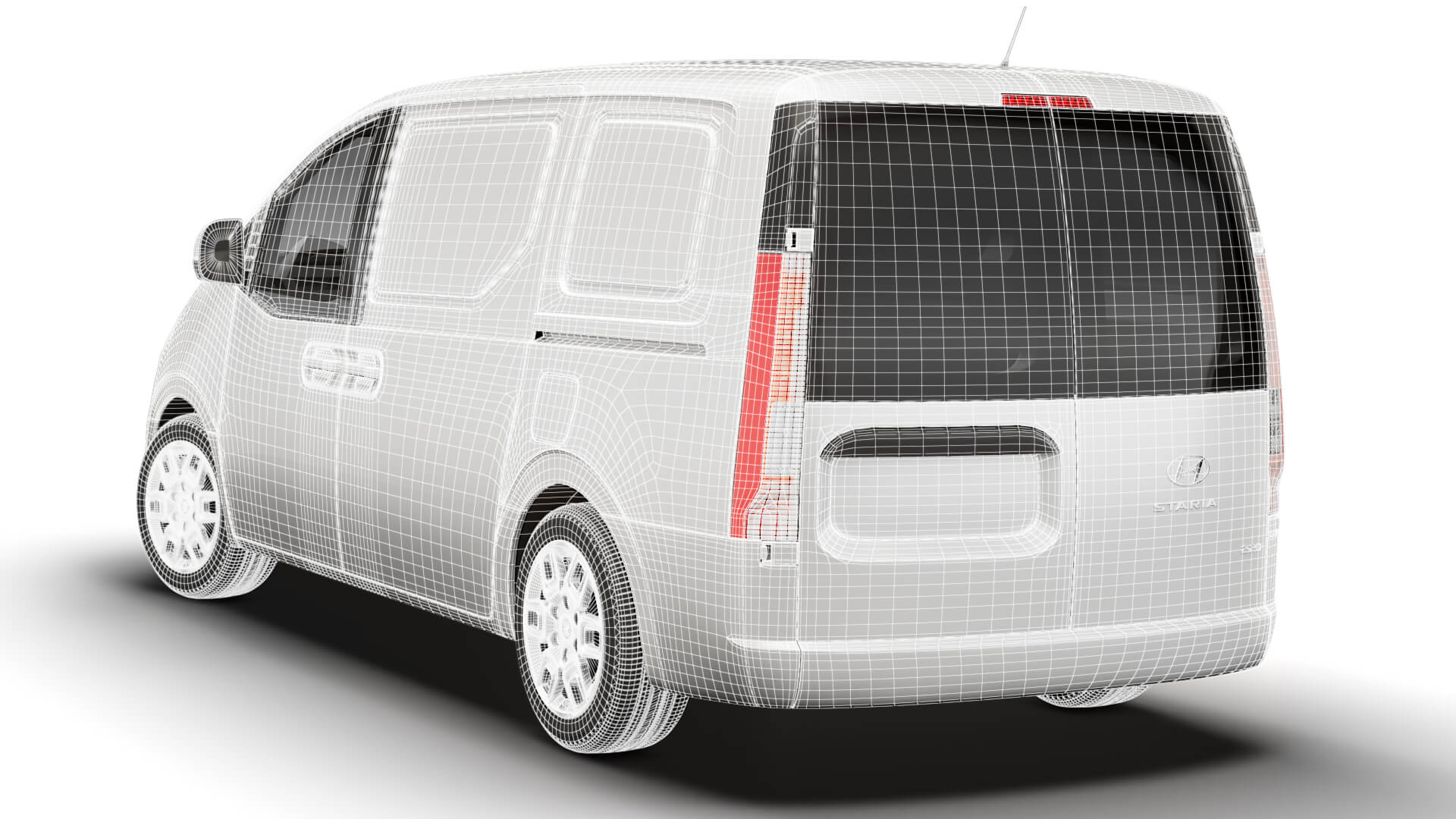 Hyundai Staria Panel Van 2027 3D Model