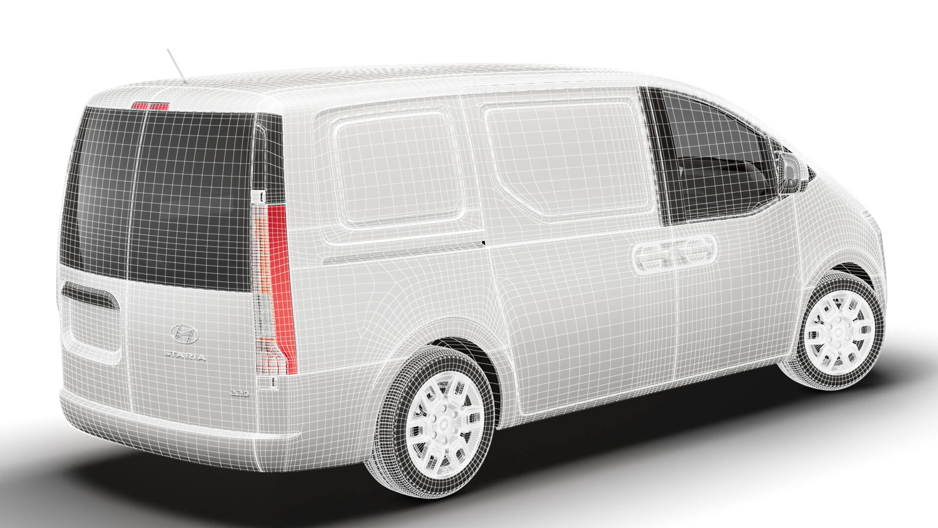 Hyundai Staria Panel Van 2027 3D Model