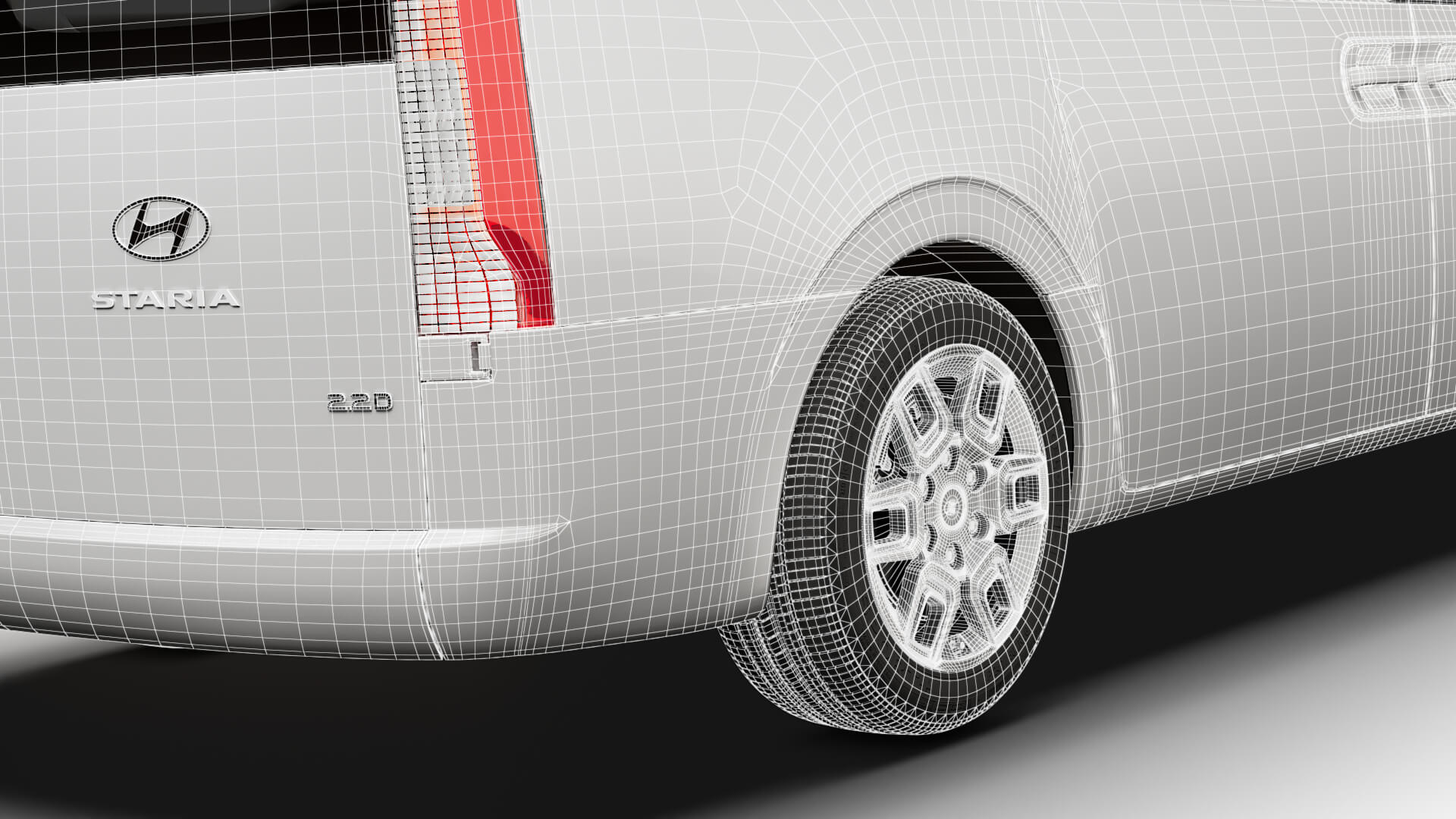 Hyundai Staria Panel Van 2027 3D Model