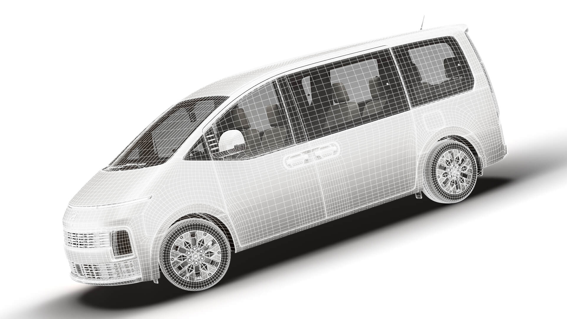 Hyundai Staria Premium 2027 3D Model