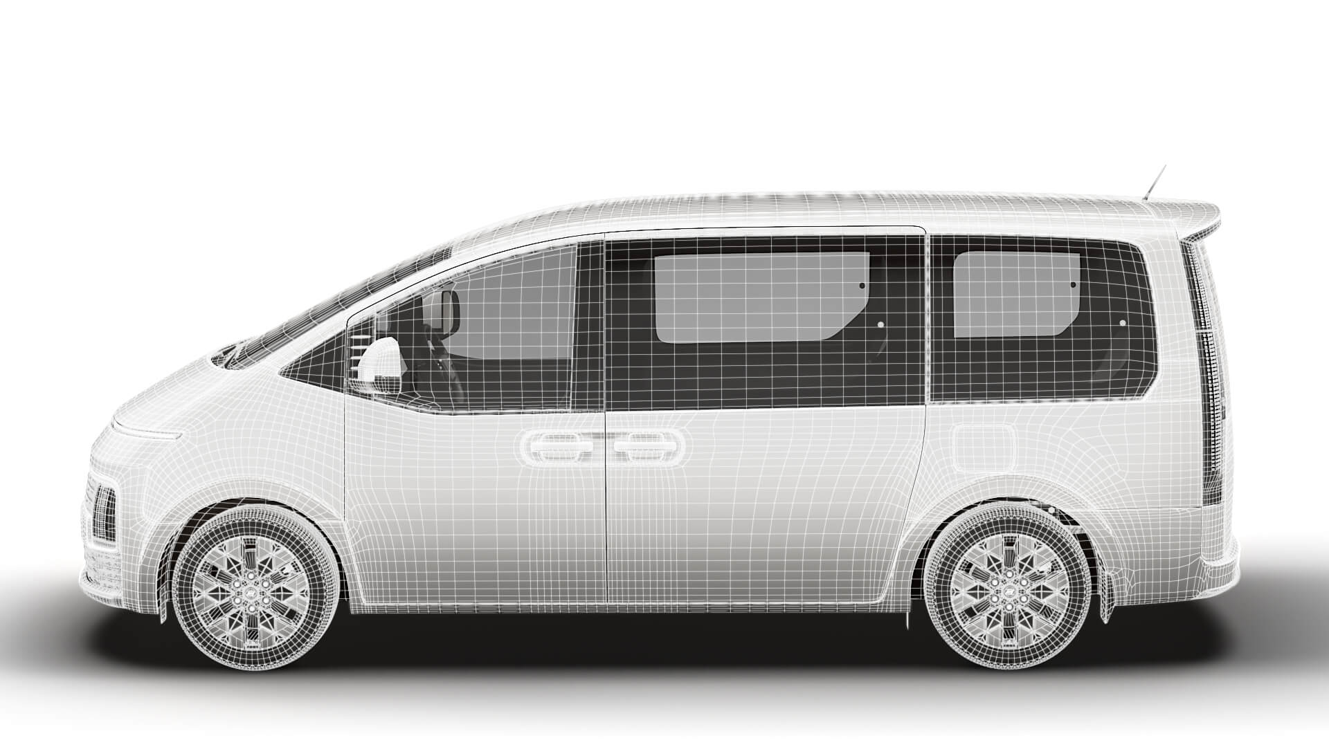 Hyundai Staria Premium 2027 3D Model