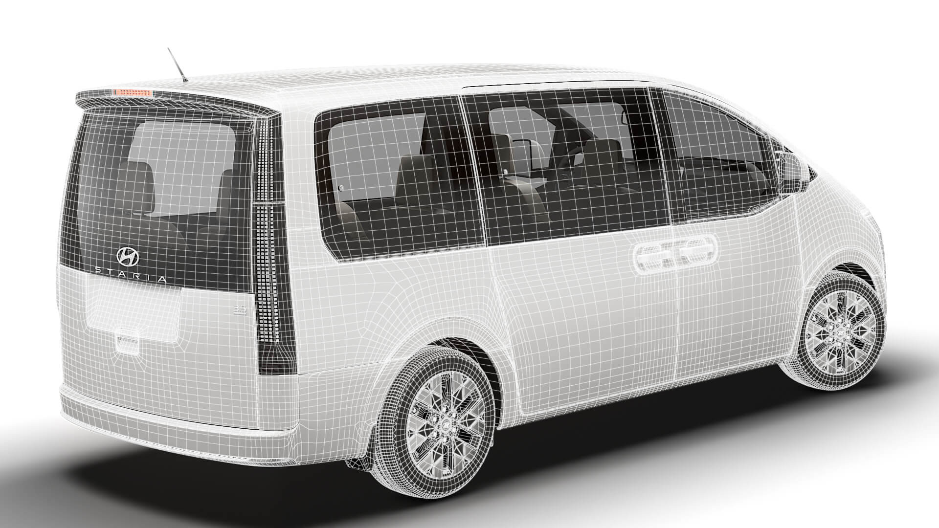Hyundai Staria Premium 2027 3D Model