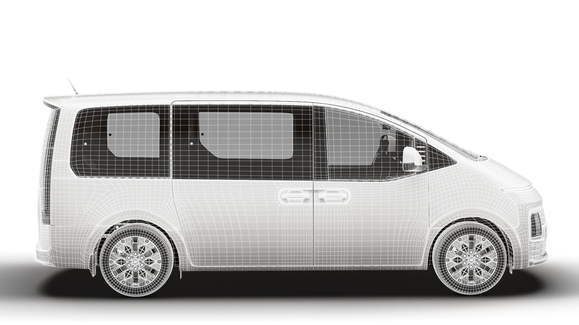 Hyundai Staria Premium 2027 3D Model