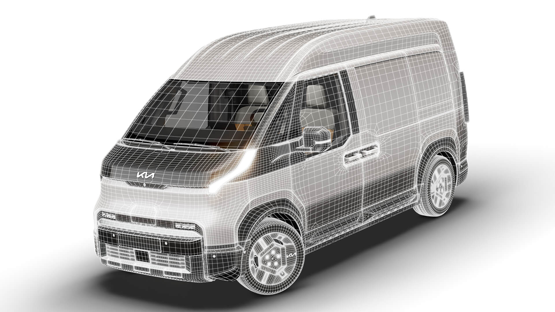Kia PV5 Cargo L2H2 2027 3D Model