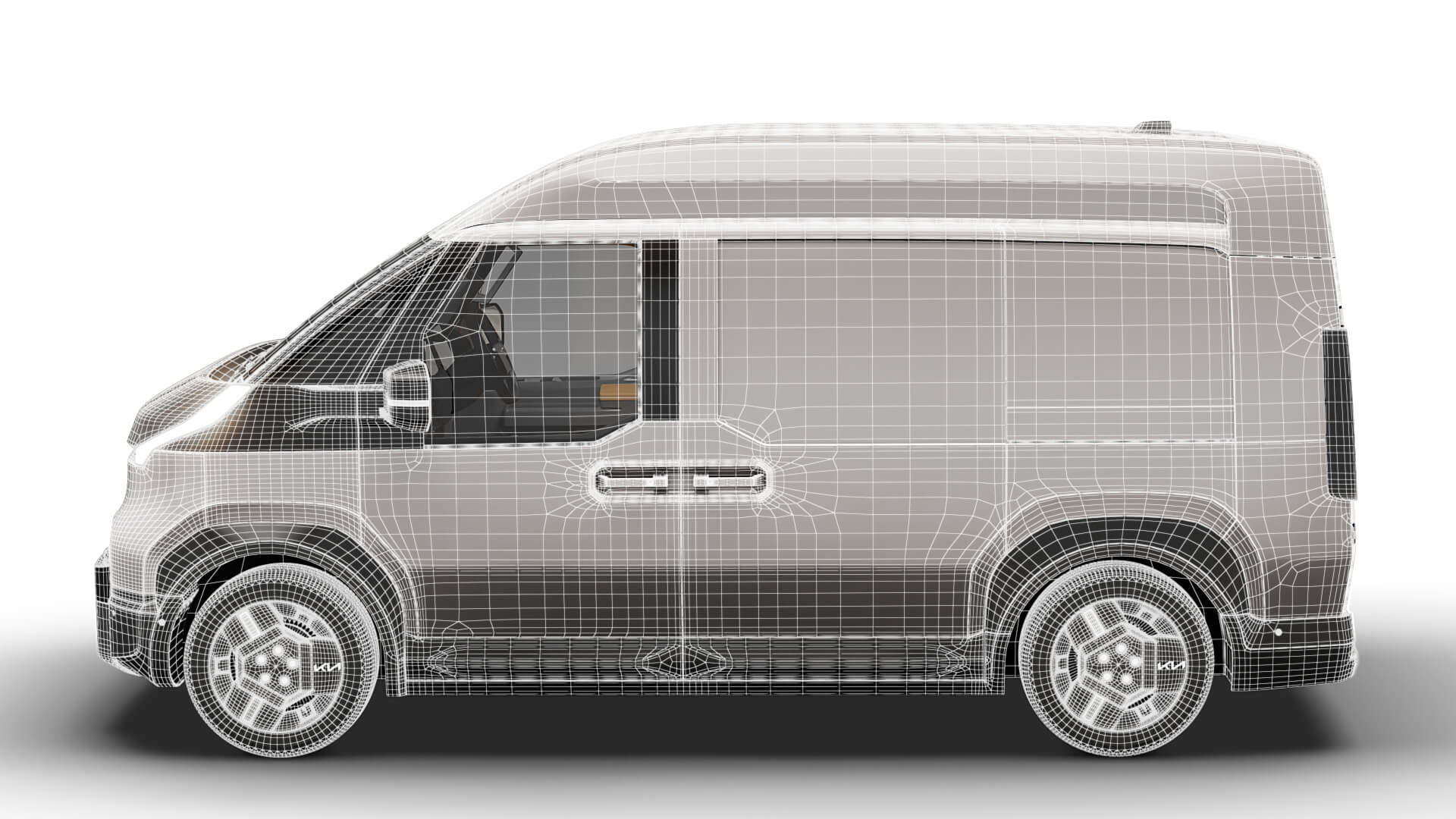 Kia PV5 Cargo L2H2 2027 3D Model