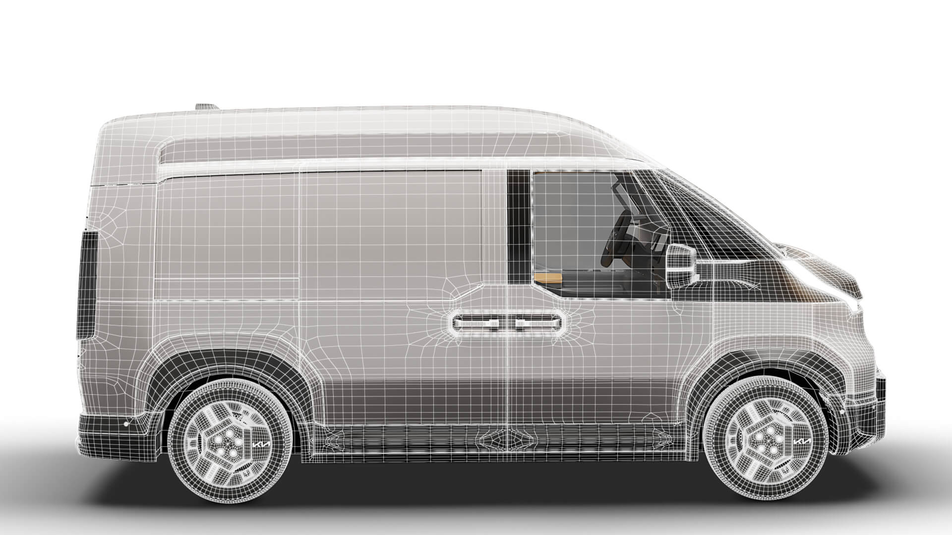 Kia PV5 Cargo L2H2 2027 3D Model