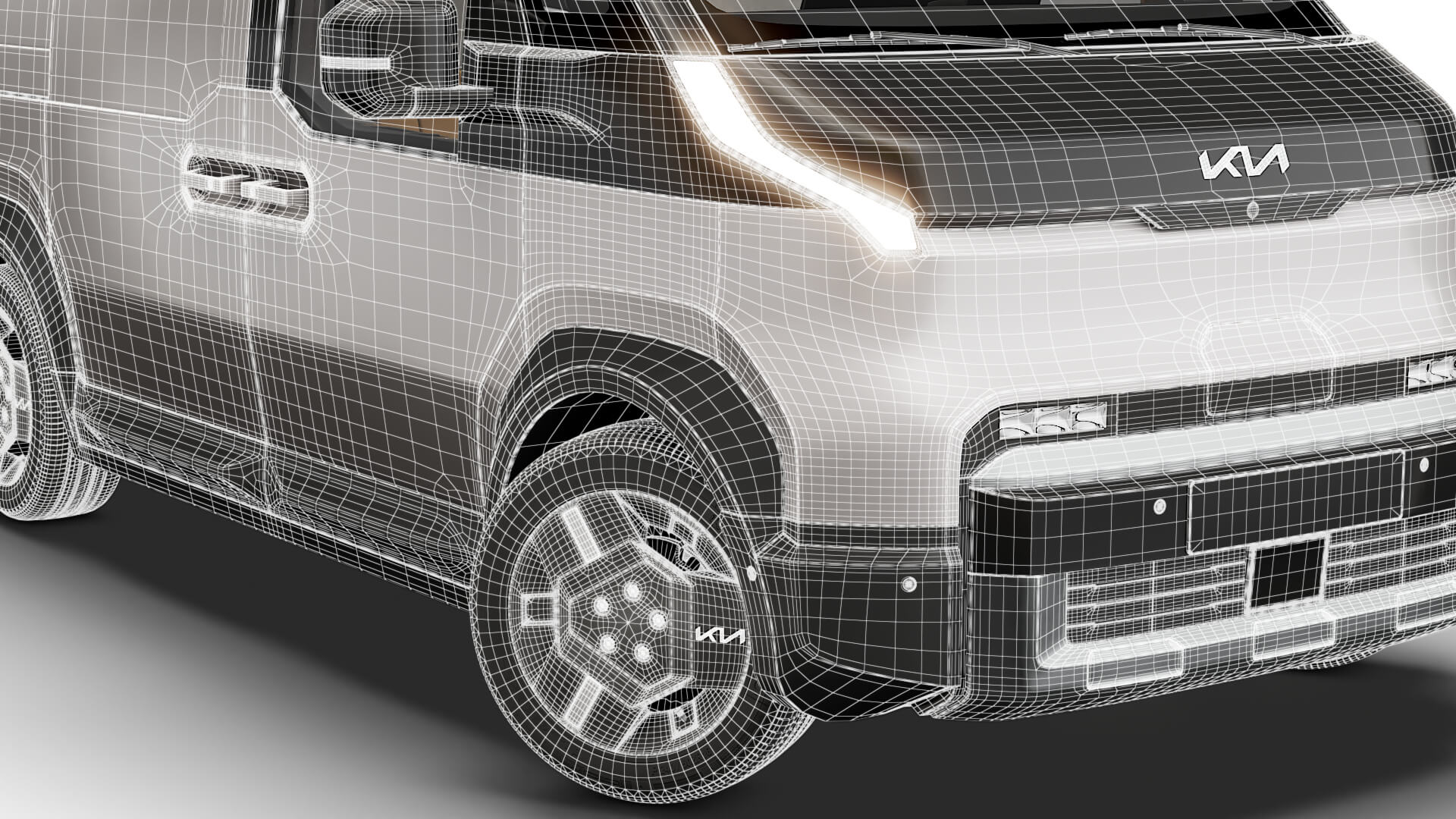 Kia PV5 Cargo L2H2 2027 3D Model