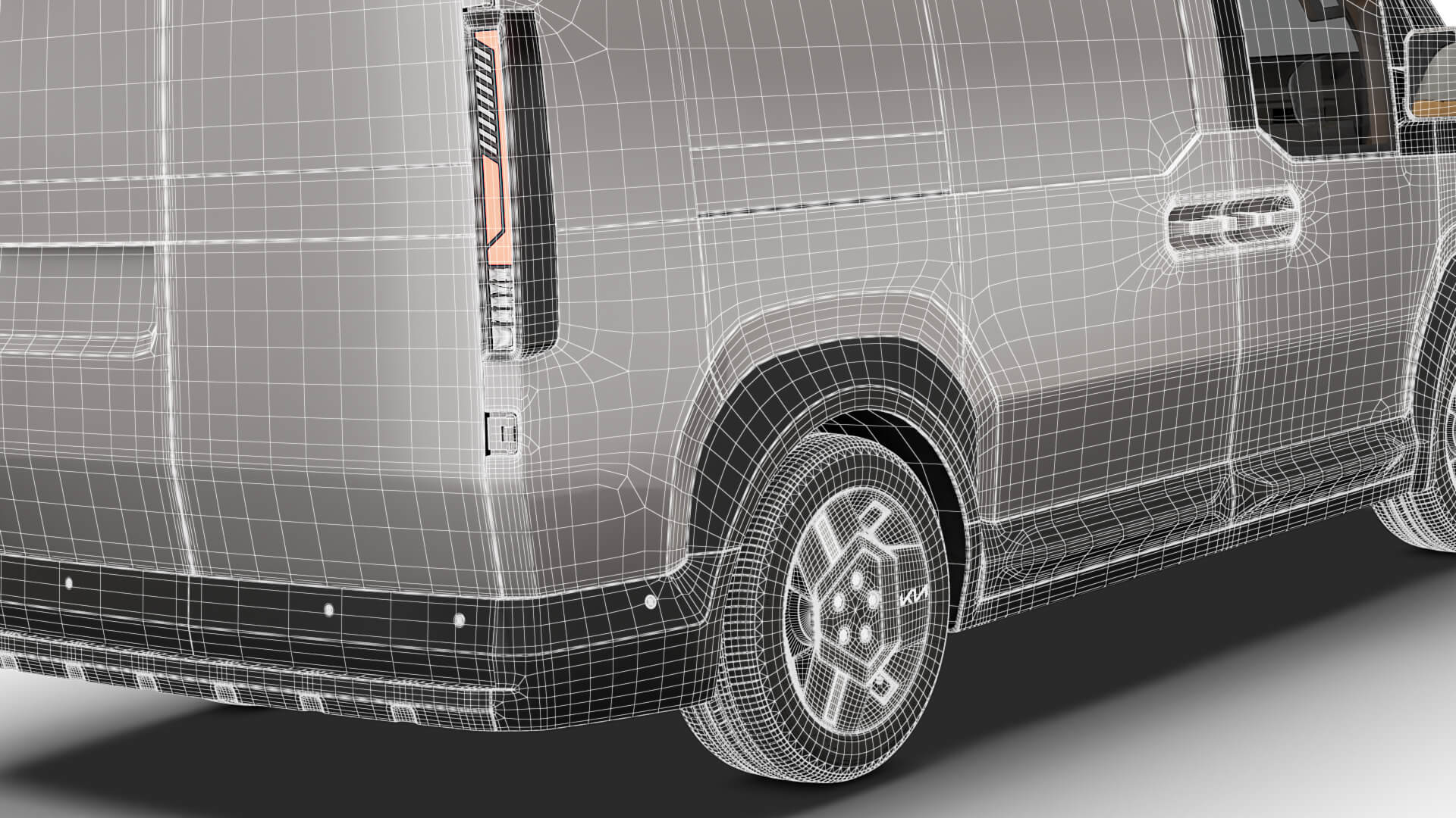 Kia PV5 Cargo L2H2 2027 3D Model