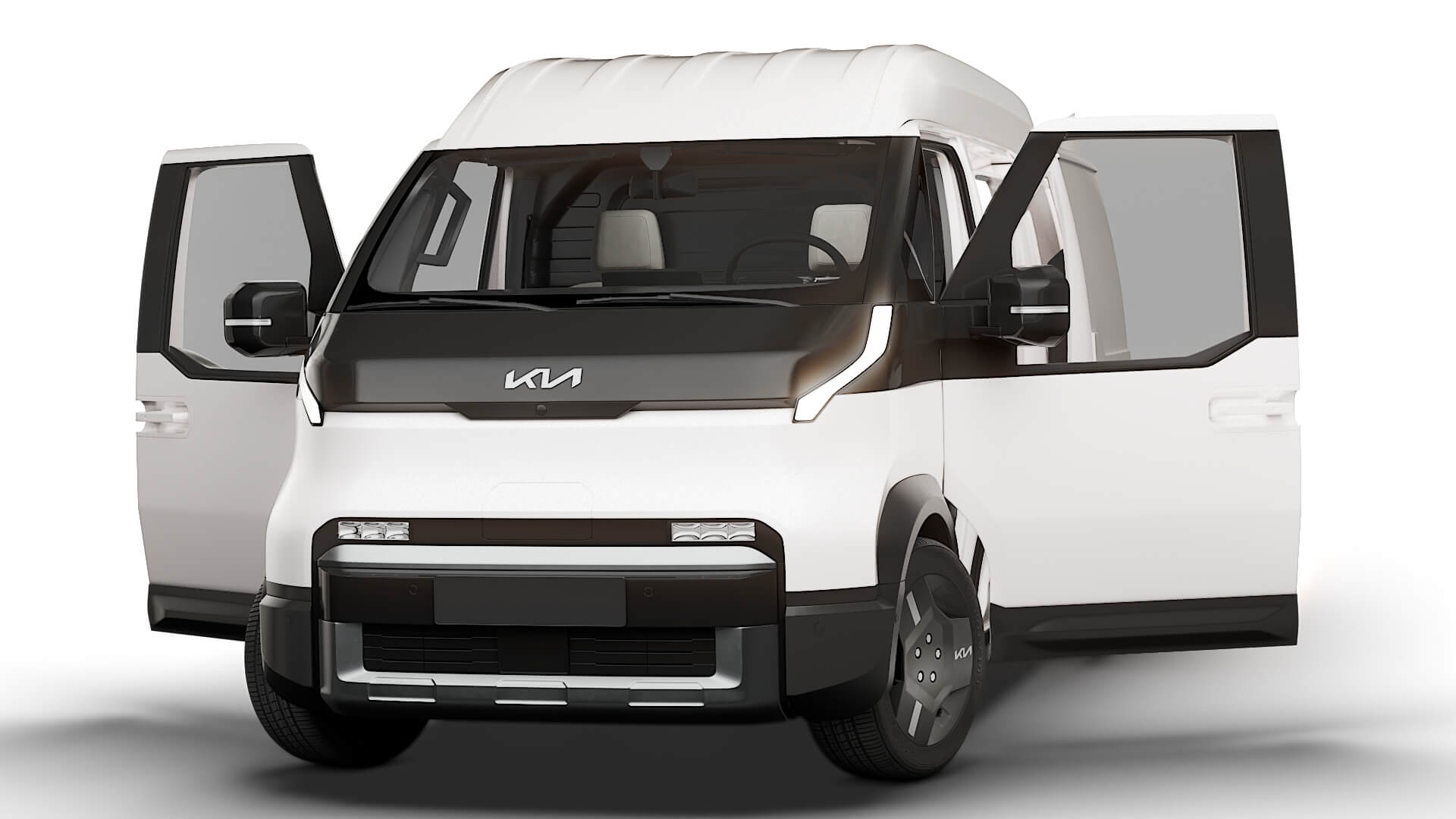 Kia PV5 Cargo L2H2 HQ Int 2027 3D Model