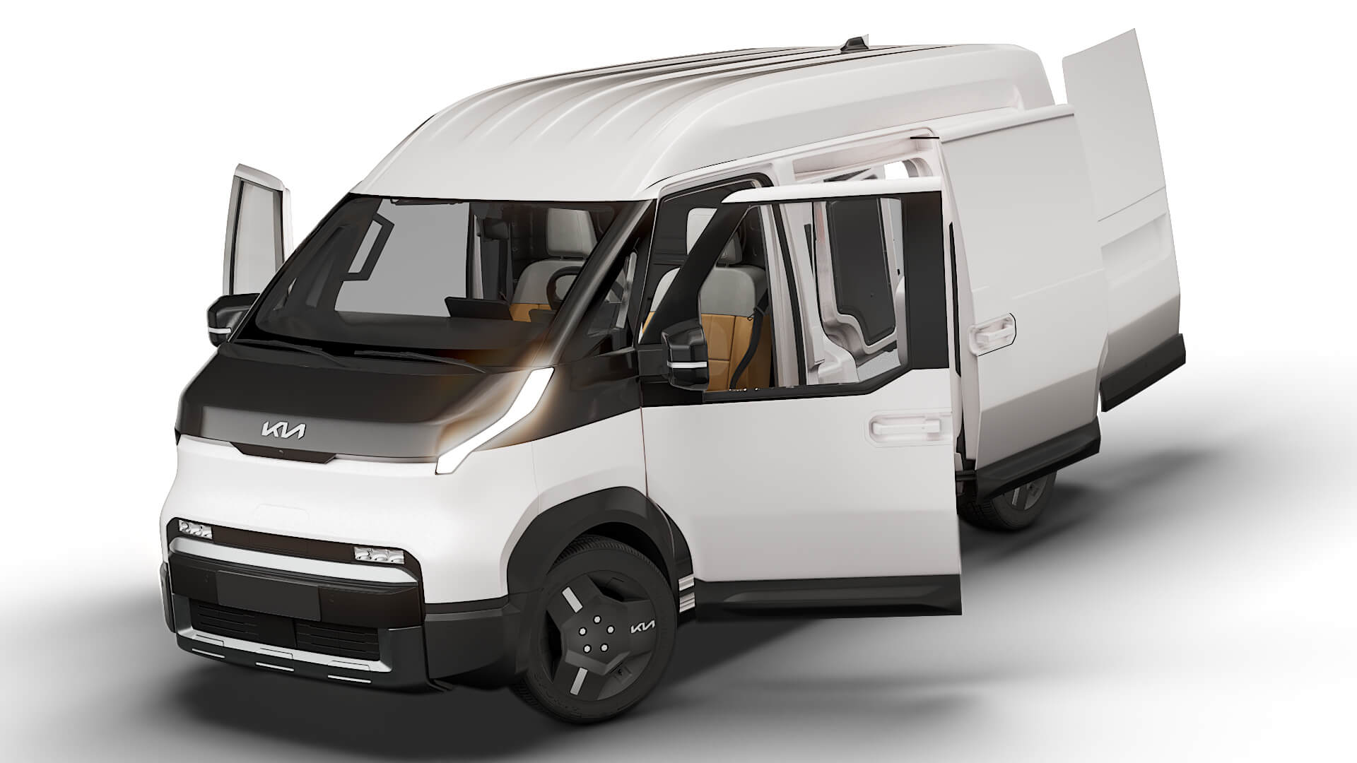 Kia PV5 Cargo L2H2 HQ Int 2027 3D Model