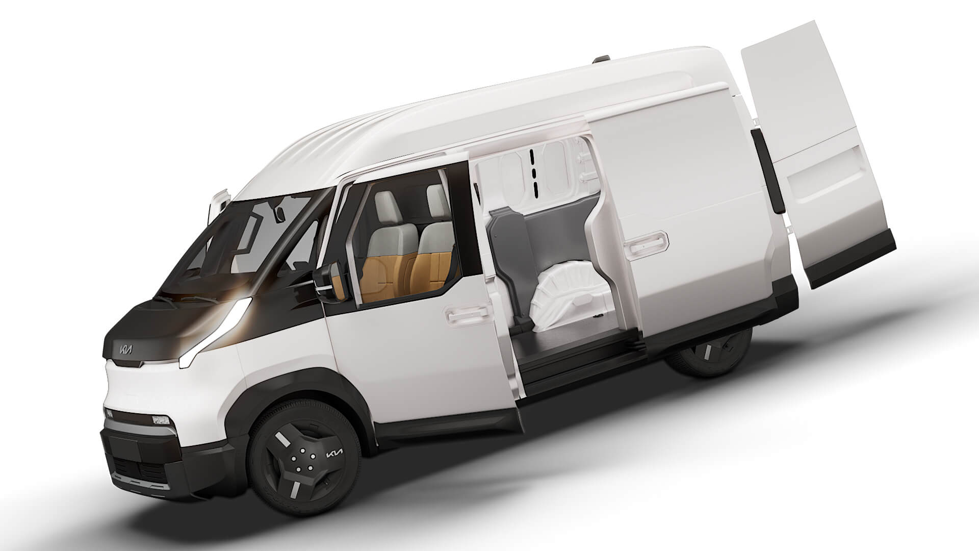 Kia PV5 Cargo L2H2 HQ Int 2027 3D Model