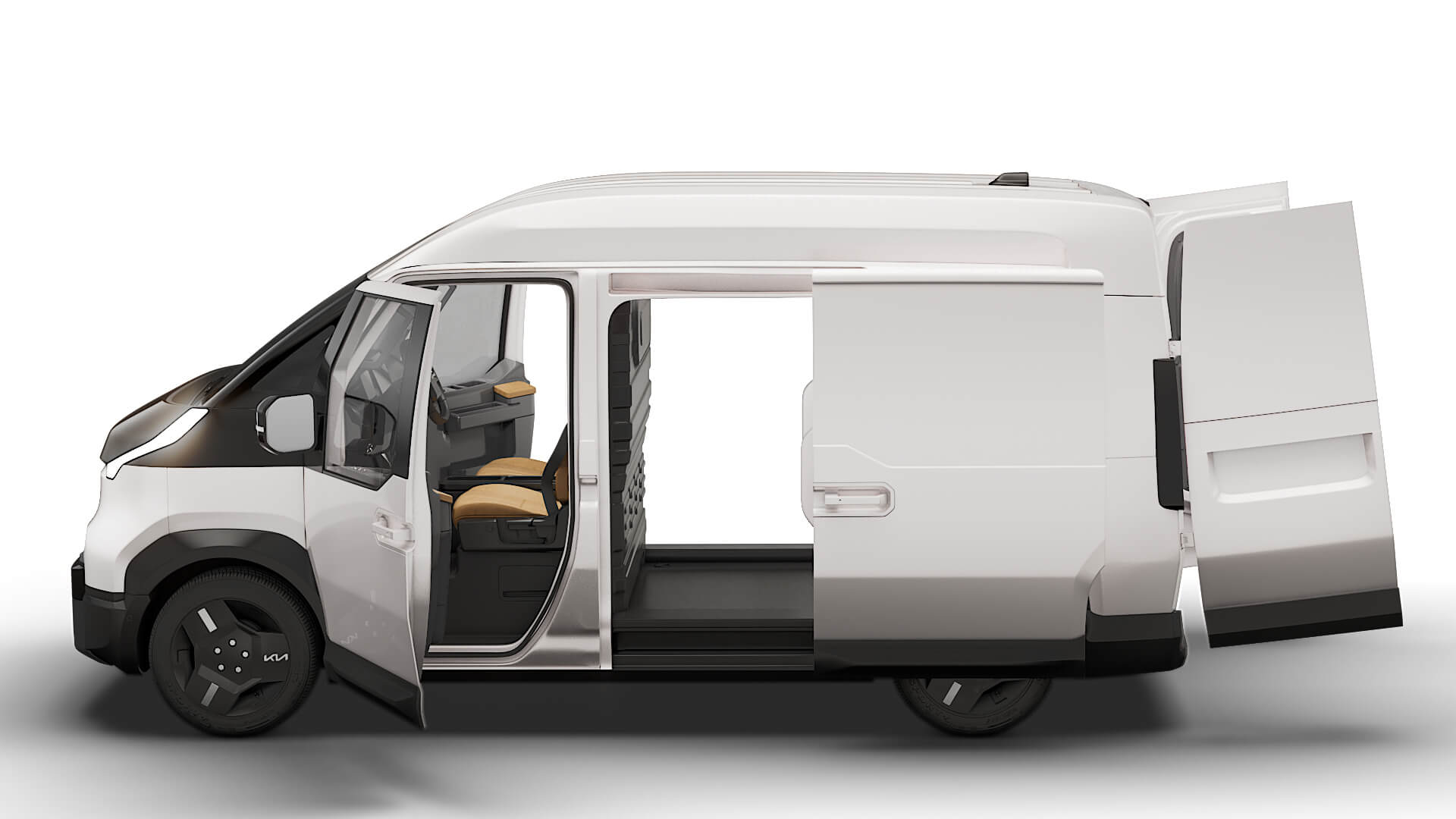 Kia PV5 Cargo L2H2 HQ Int 2027 3D Model