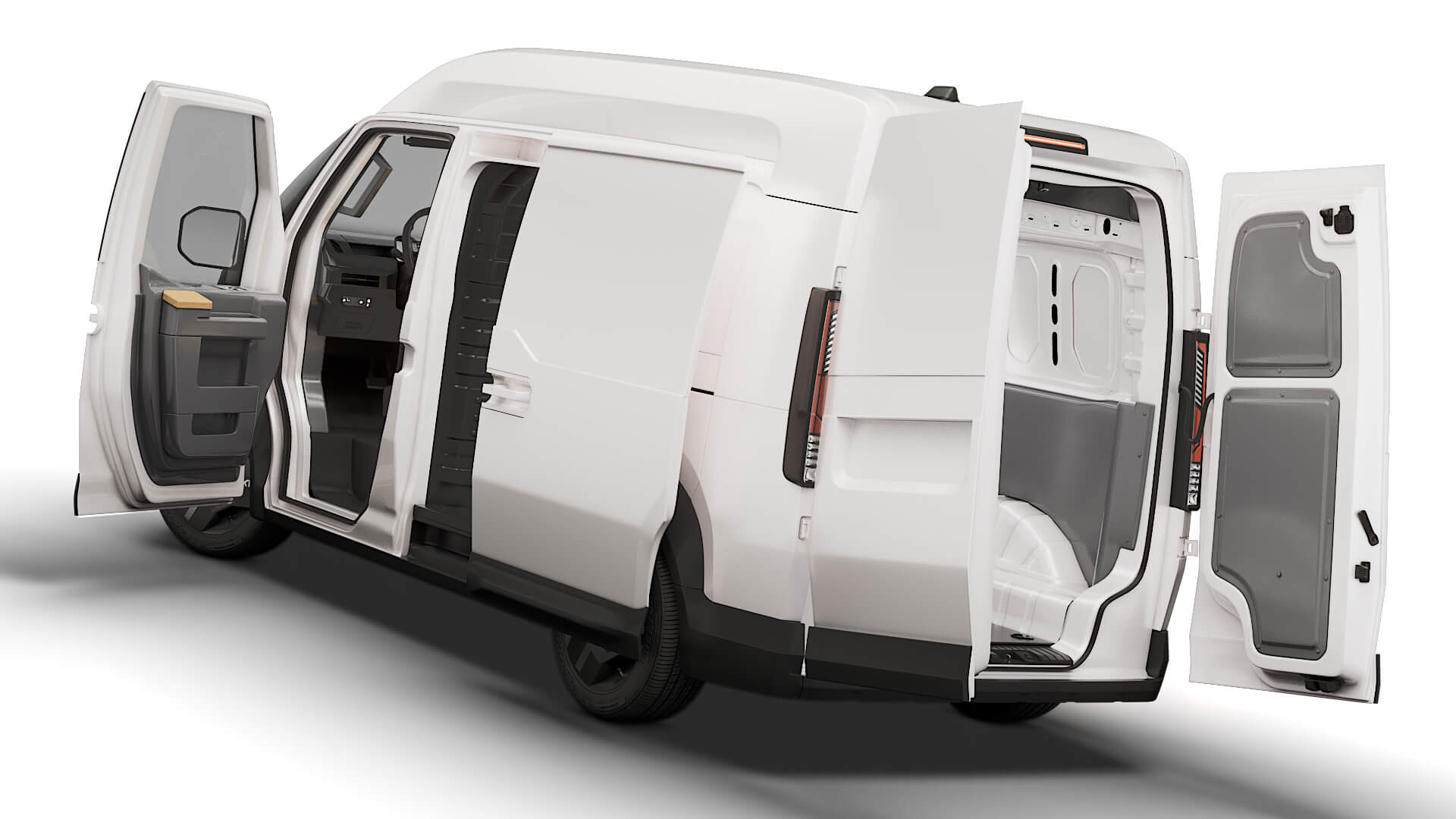 Kia PV5 Cargo L2H2 HQ Int 2027 3D Model