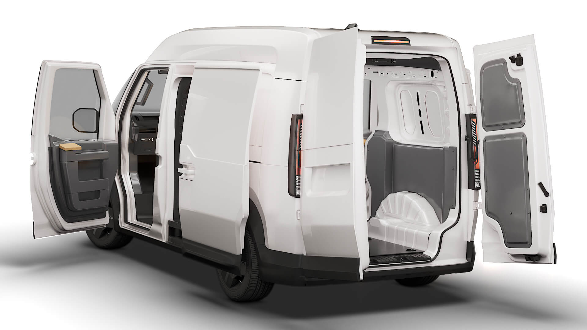 Kia PV5 Cargo L2H2 HQ Int 2027 3D Model