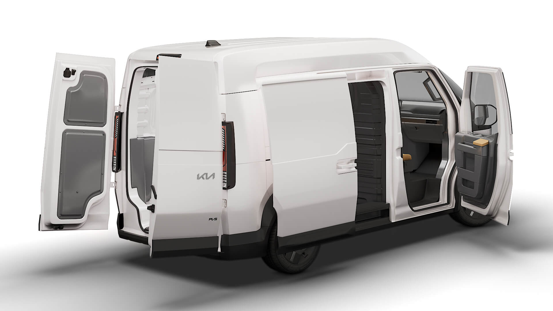 Kia PV5 Cargo L2H2 HQ Int 2027 3D Model