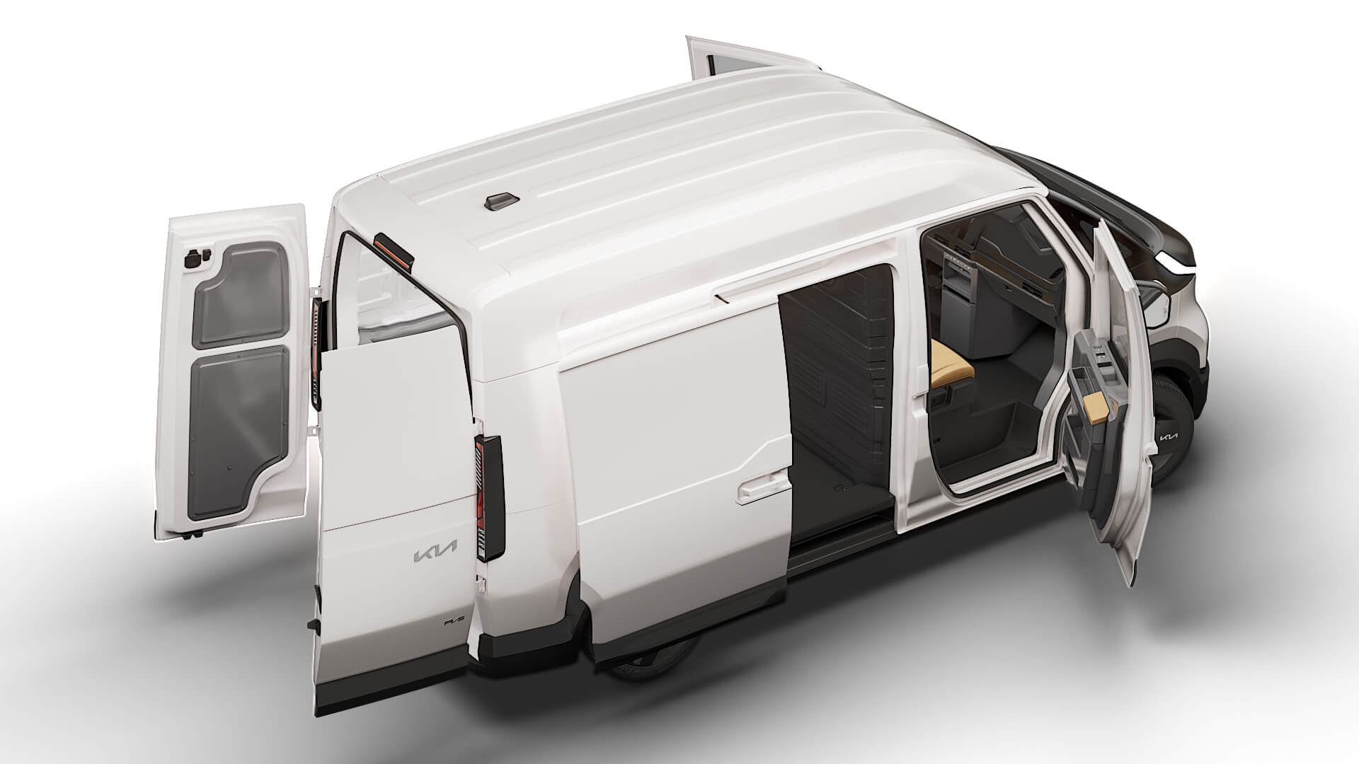 Kia PV5 Cargo L2H2 HQ Int 2027 3D Model