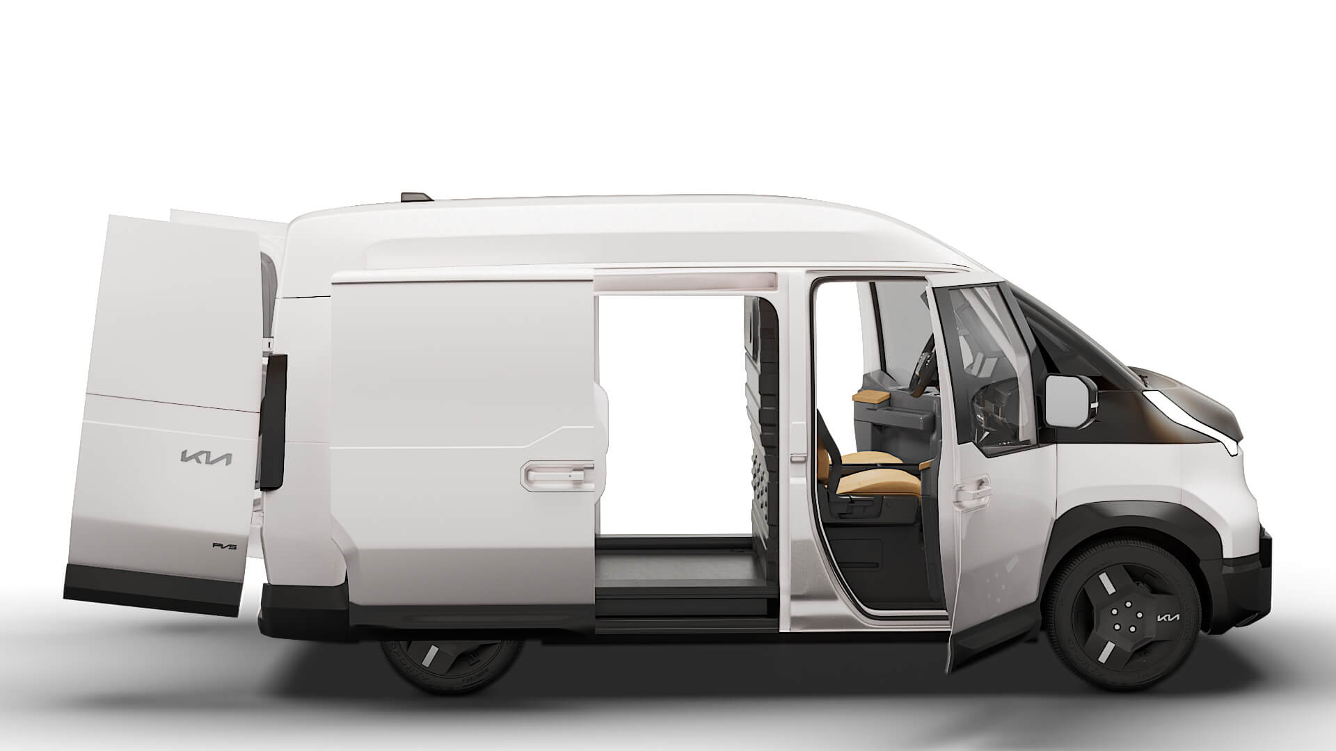 Kia PV5 Cargo L2H2 HQ Int 2027 3D Model