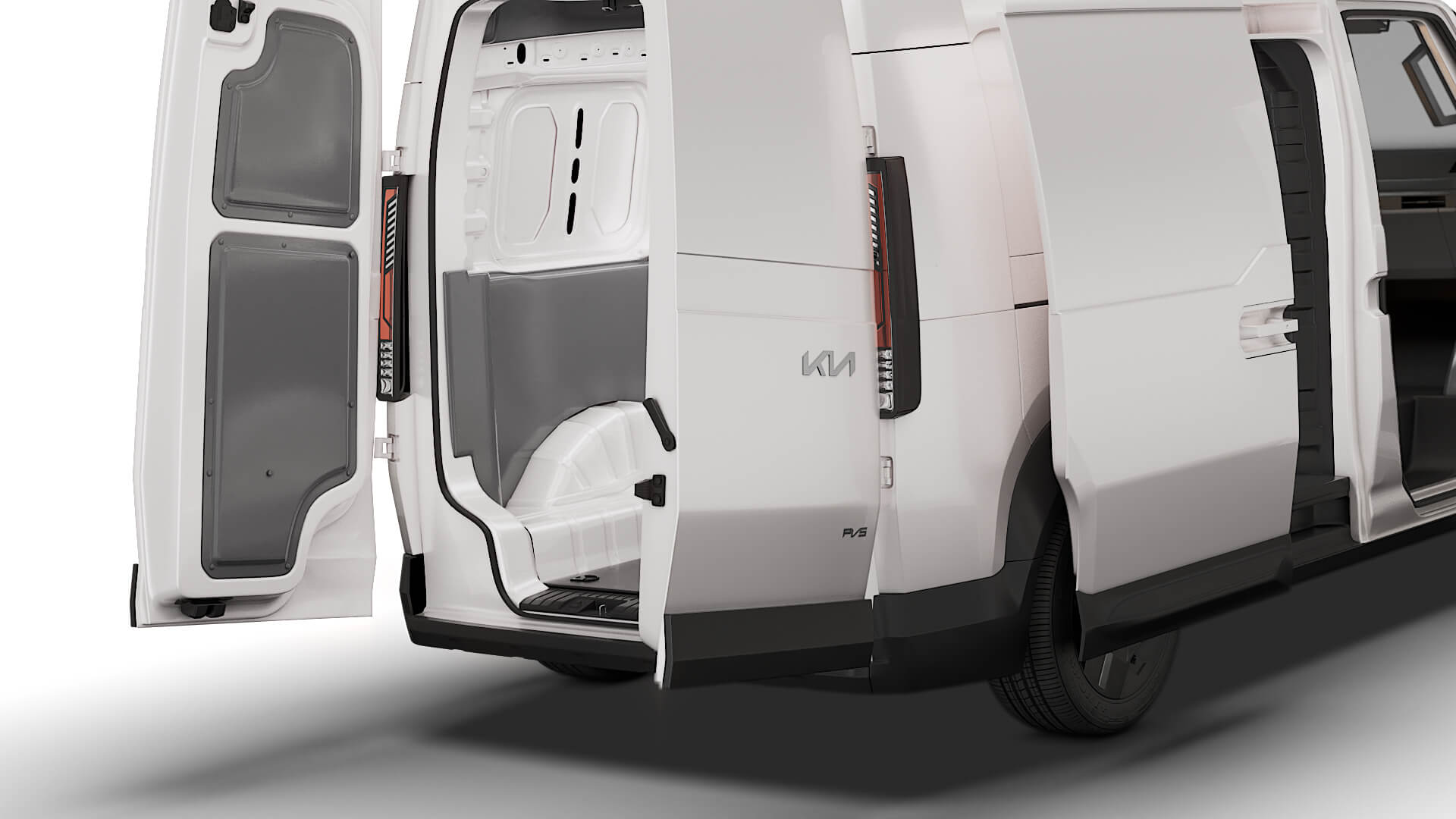 Kia PV5 Cargo L2H2 HQ Int 2027 3D Model