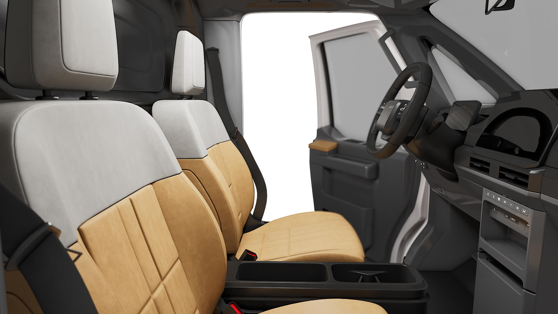 Kia PV5 Cargo L2H2 HQ Int 2027 3D Model