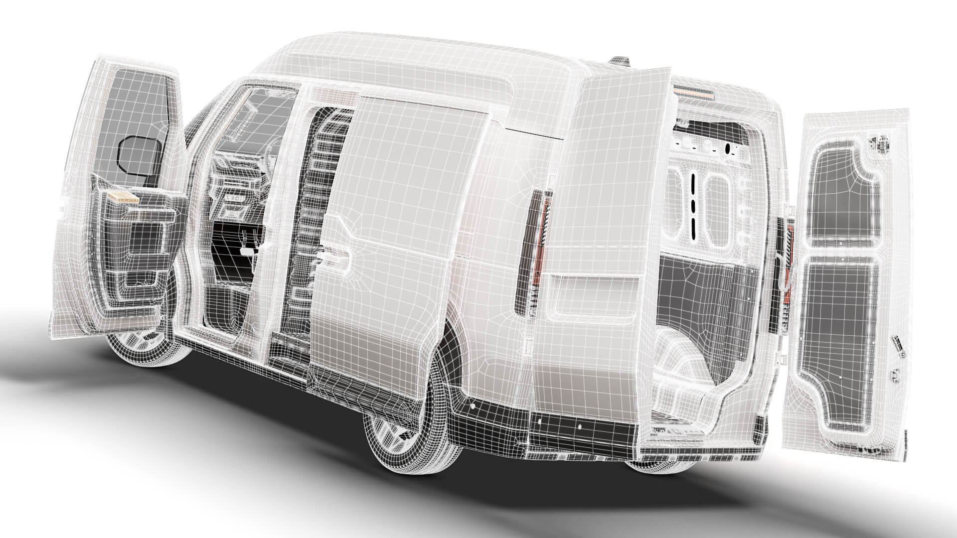 Kia PV5 Cargo L2H2 HQ Int 2027 3D Model