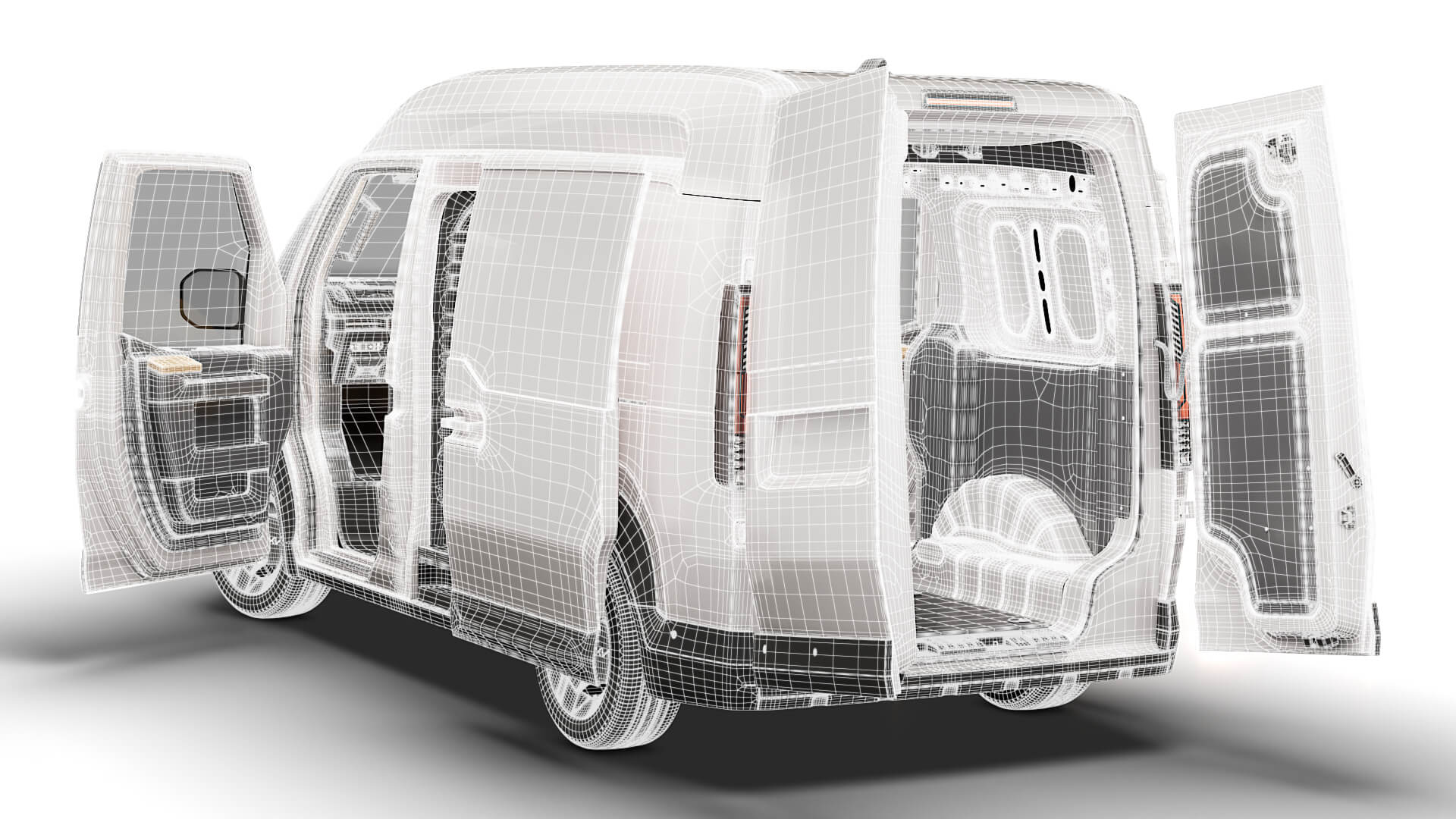 Kia PV5 Cargo L2H2 HQ Int 2027 3D Model
