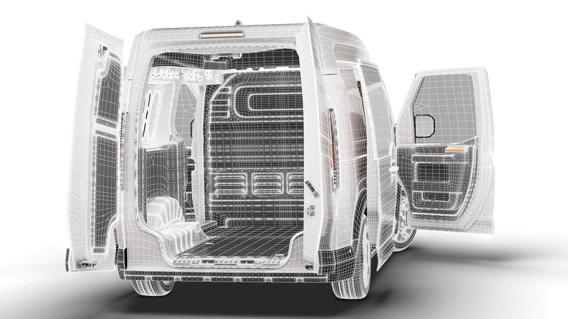 Kia PV5 Cargo L2H2 HQ Int 2027 3D Model