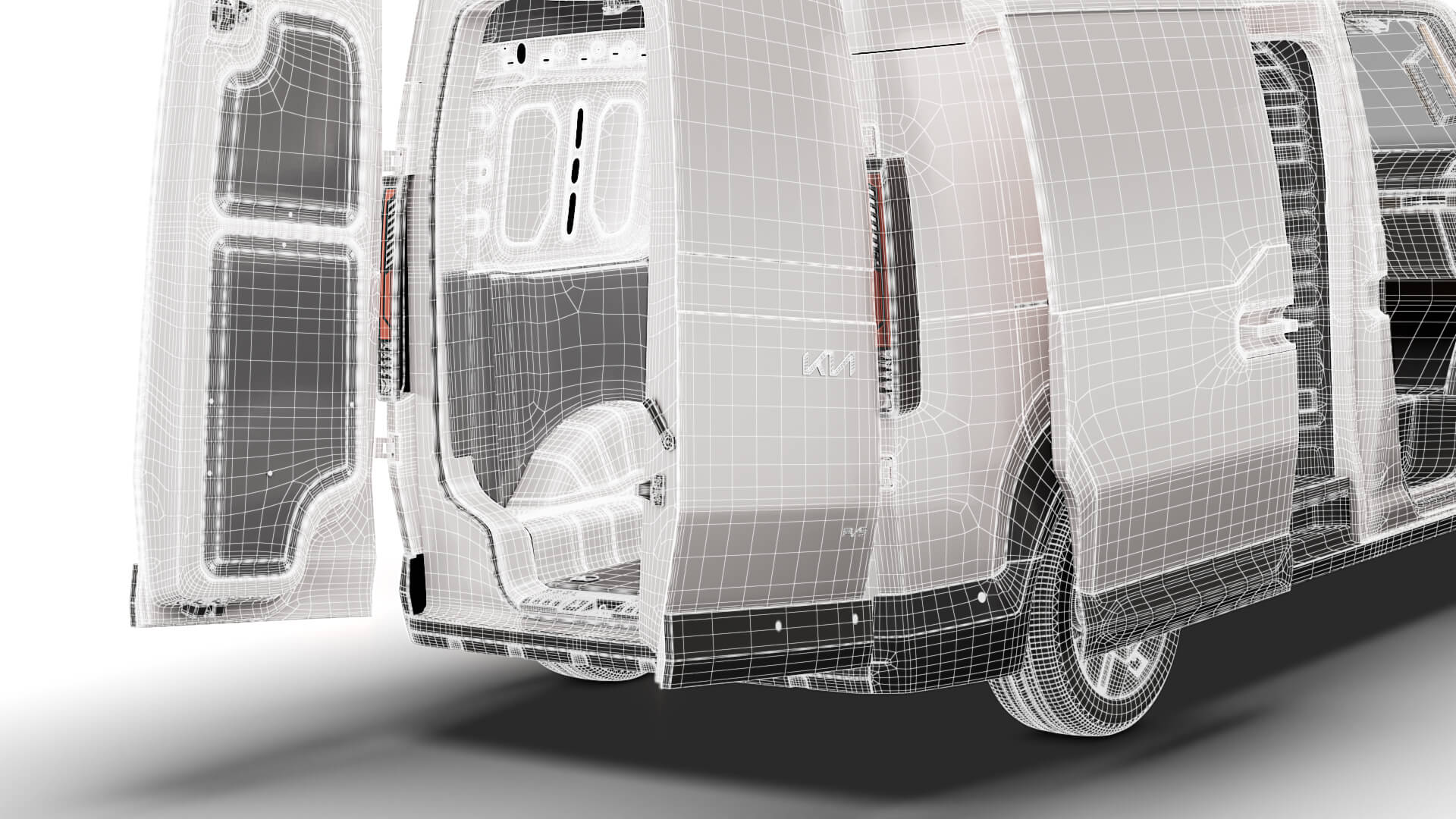 Kia PV5 Cargo L2H2 HQ Int 2027 3D Model