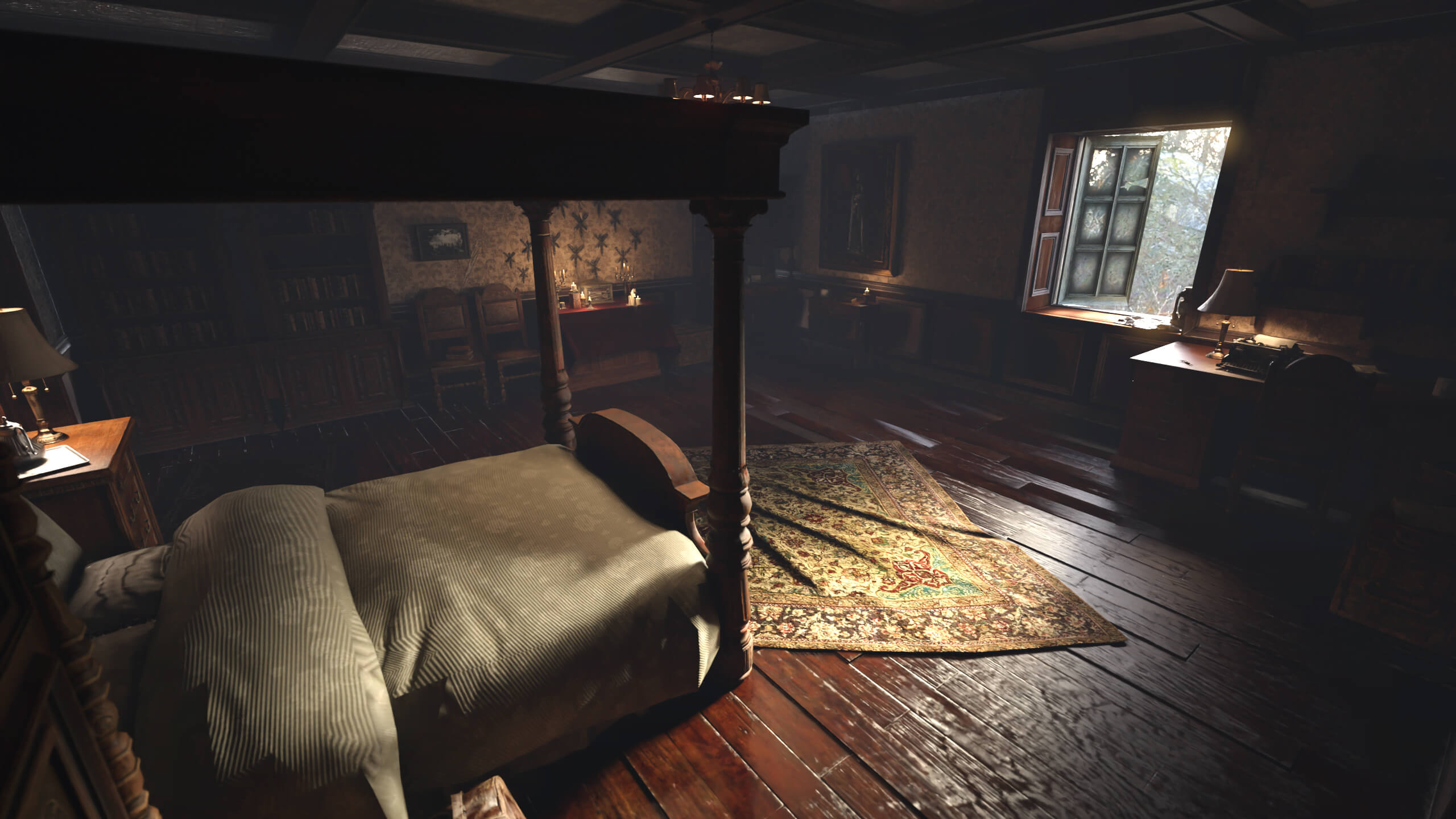 RE4R Manor Bedroom for Daz Studio Daz Content
