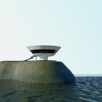 Niteroi Contemporary Art Museum MAC Free Low Poly 3D
