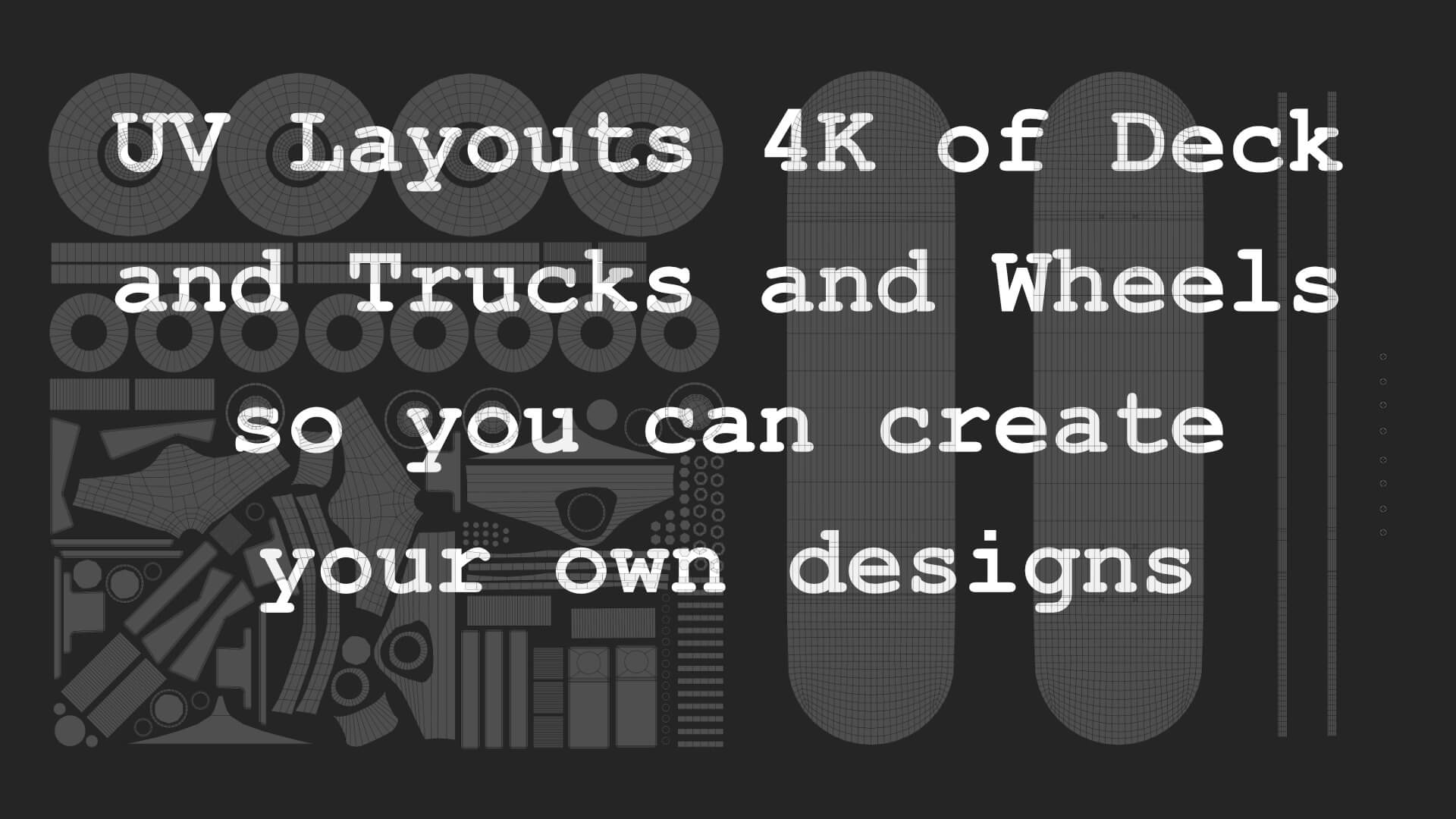 Skateboards 20 Designs Highly Customizable 3D Model