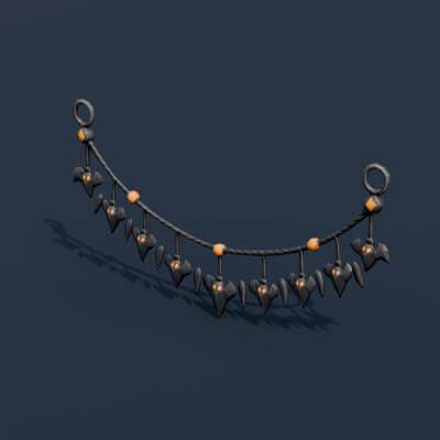 Stylized Low Poly Bat Garland