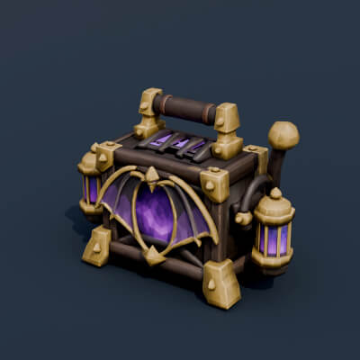 Stylized Low Poly Ectoplasm Ghost Trap