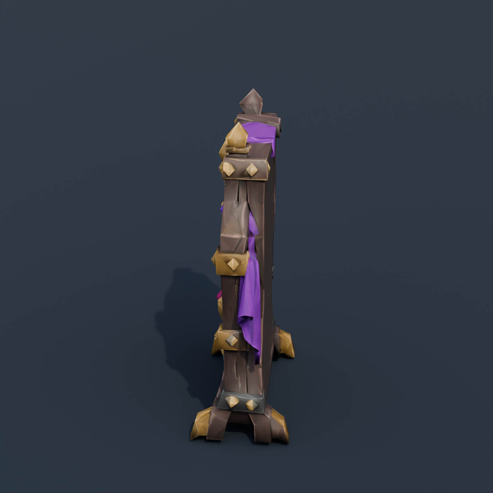 Stylized Low Poly Witch Potion Distiller 3D Model