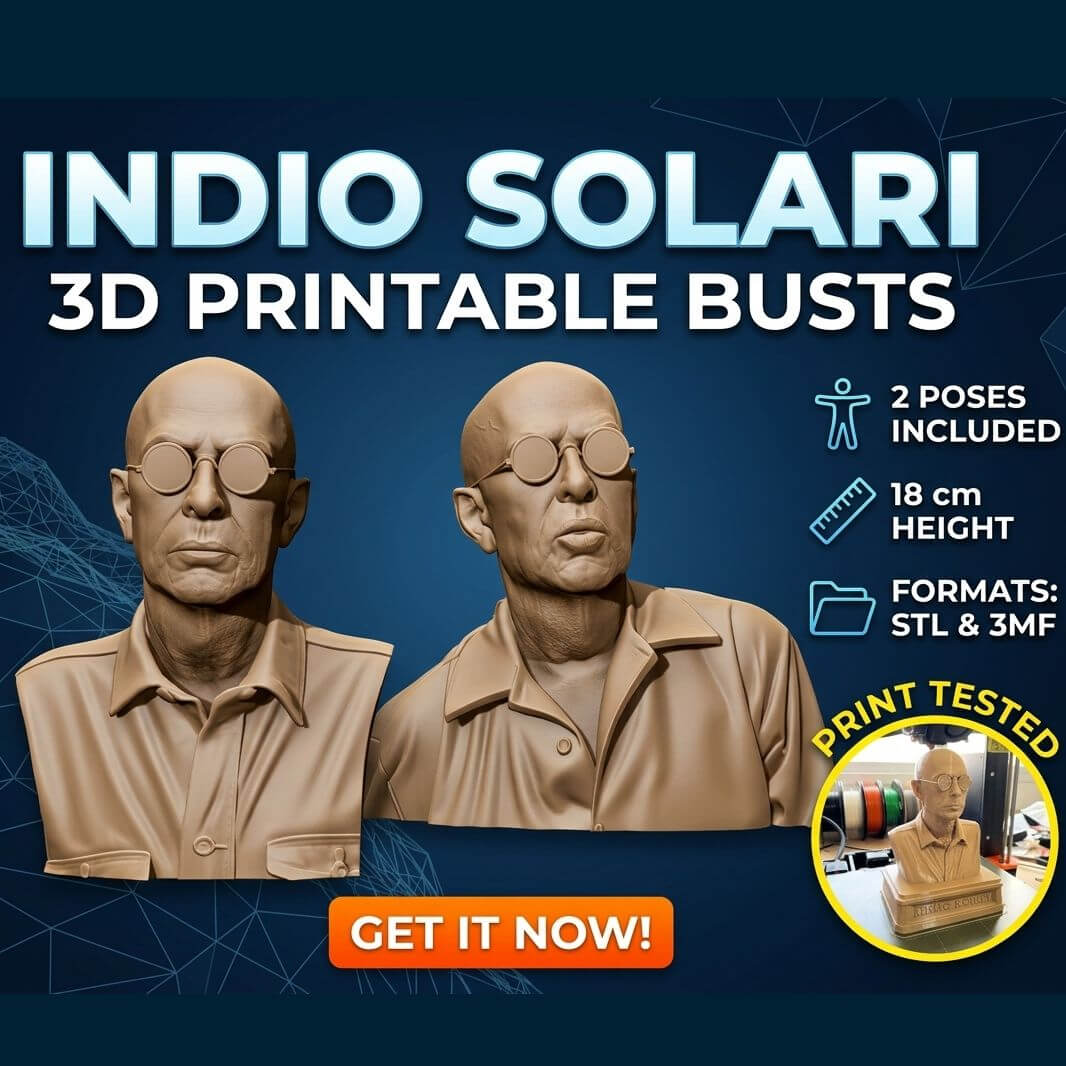 Indio Solari 3D Printable Busts 3D Model