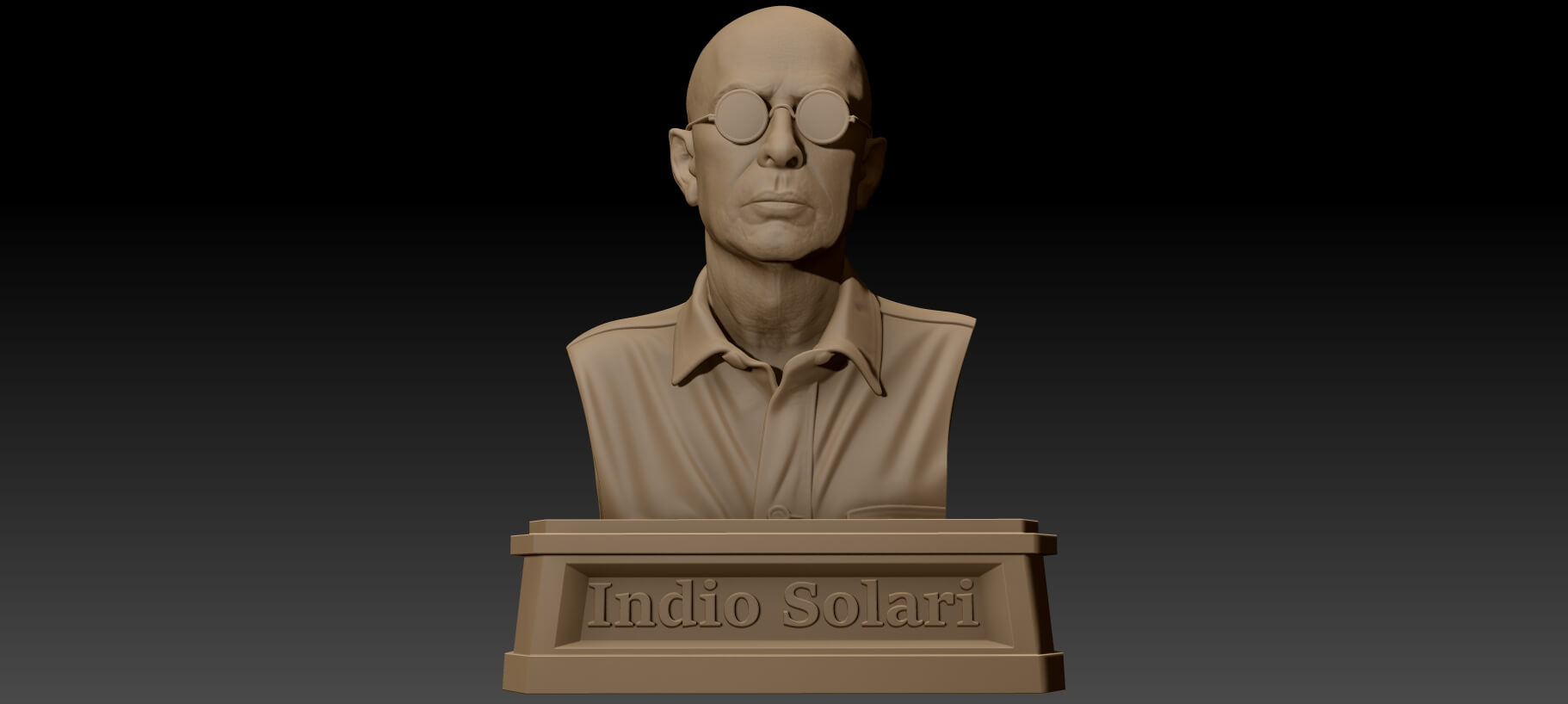 Indio Solari 3D Printable Busts 3D Model