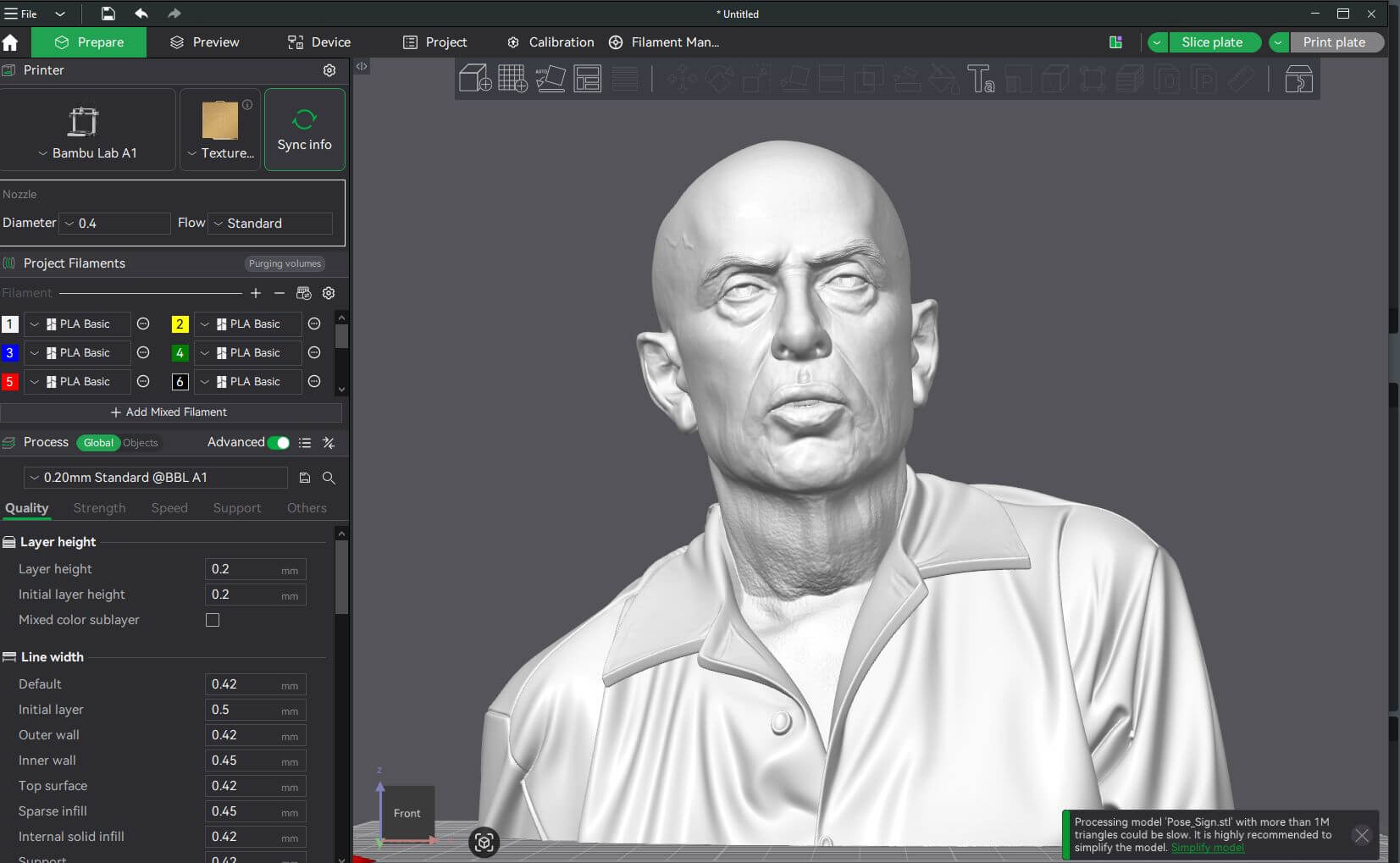 Indio Solari 3D Printable Busts 3D Model