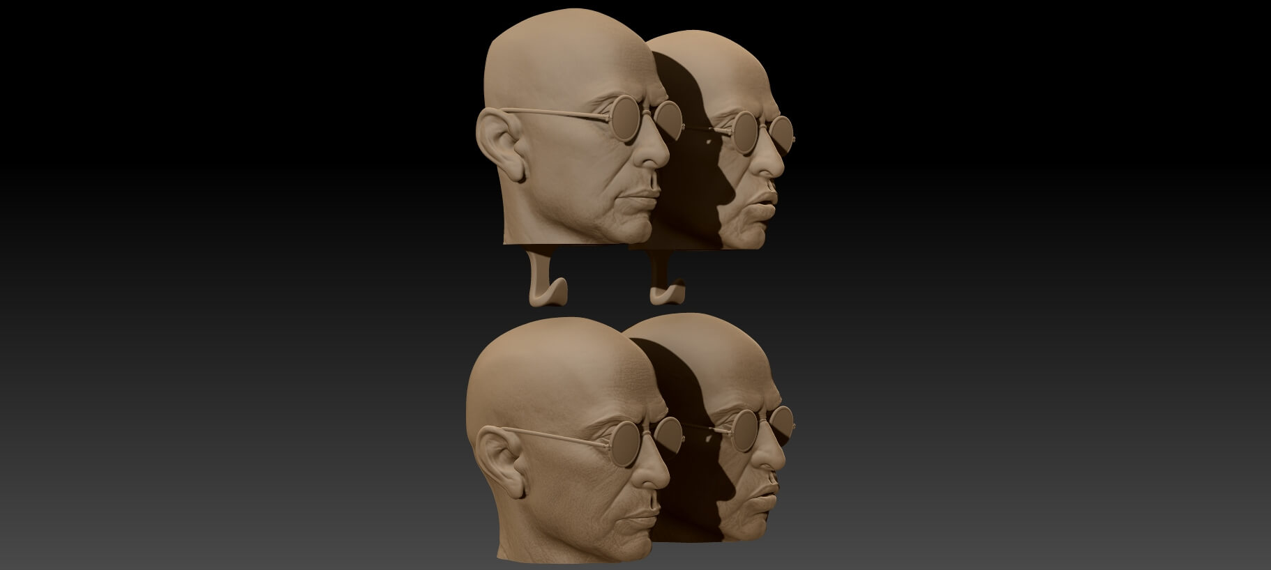 Indio Solari &ndash Head Hanger 3D Model
