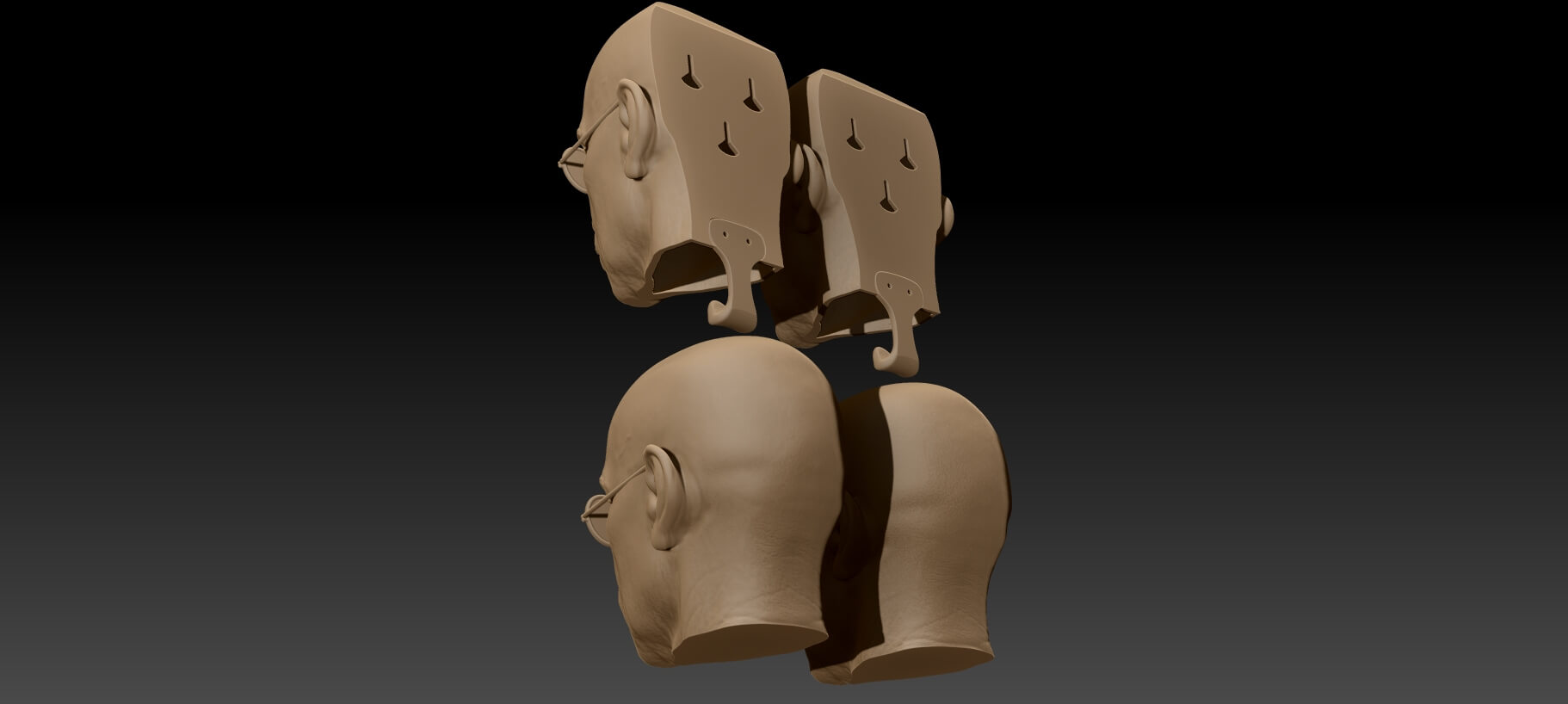 Indio Solari &ndash Head Hanger 3D Model