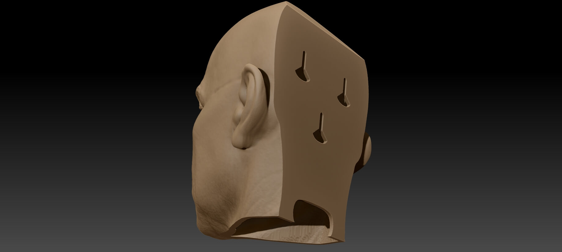 Indio Solari &ndash Head Hanger 3D Model