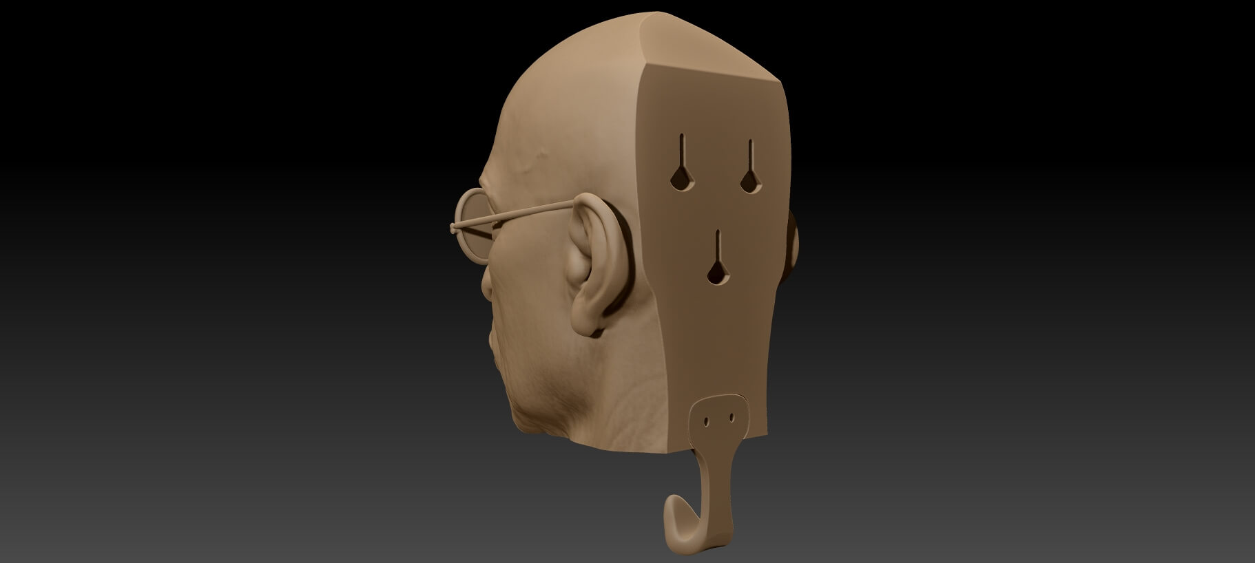 Indio Solari &ndash Head Hanger 3D Model